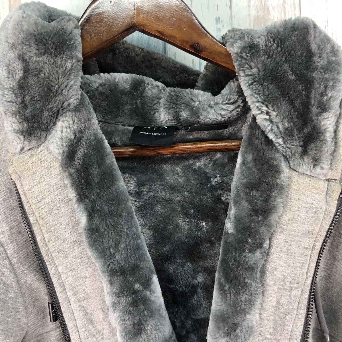 Armani Exchange Armani Exchange Fur Hoodie Size US S / EU 44-46 / 1 - 10 Thumbnail