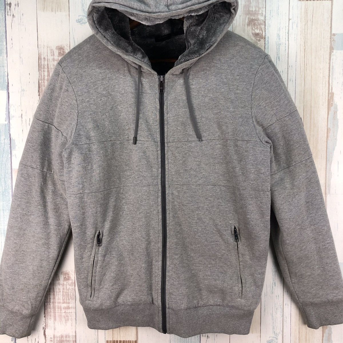 Armani Exchange Armani Exchange Fur Hoodie Size US S / EU 44-46 / 1 - 5 Thumbnail