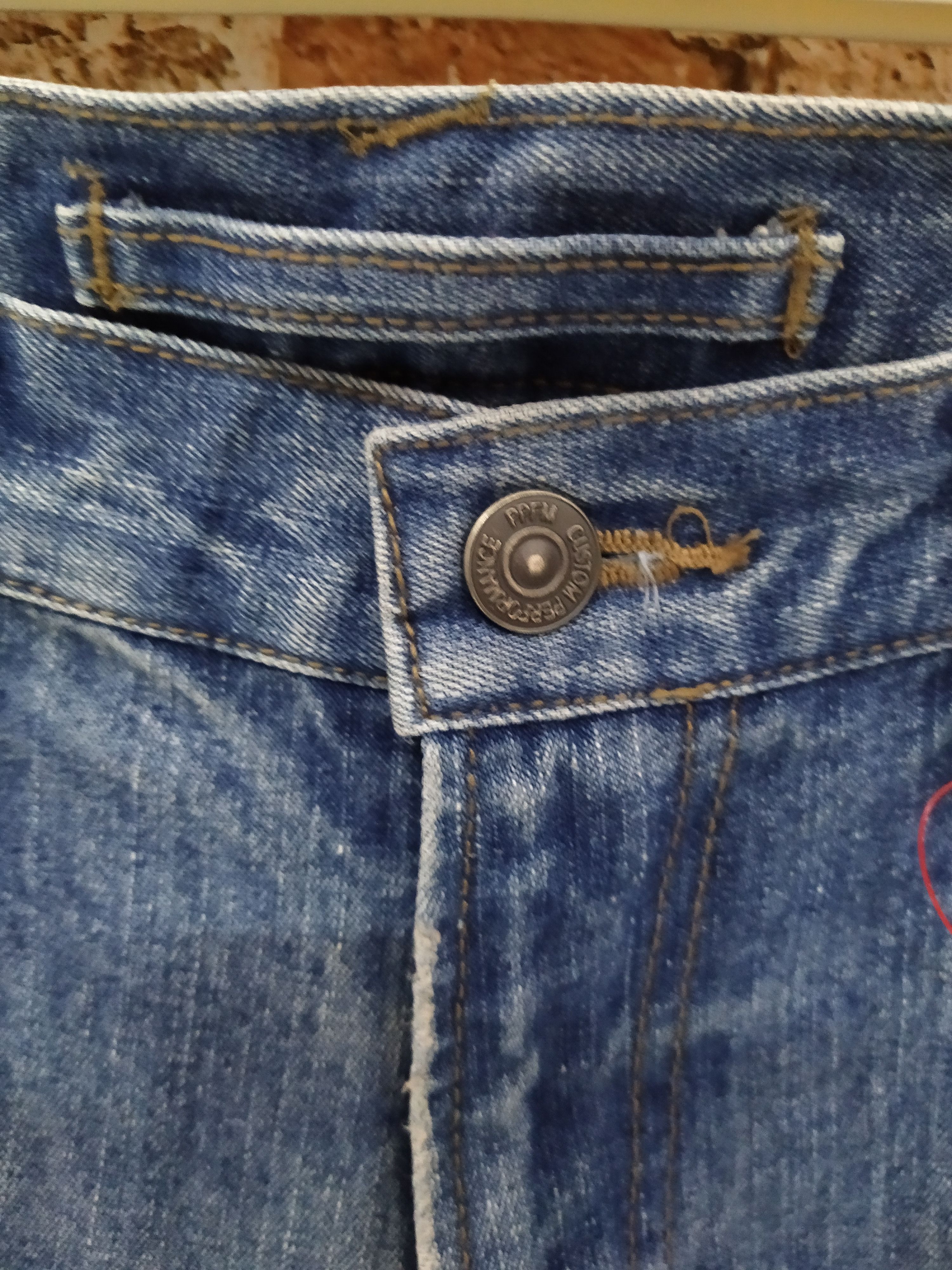 PPFM rare ppfm alphabet jeans Size US 33 - 6 Thumbnail