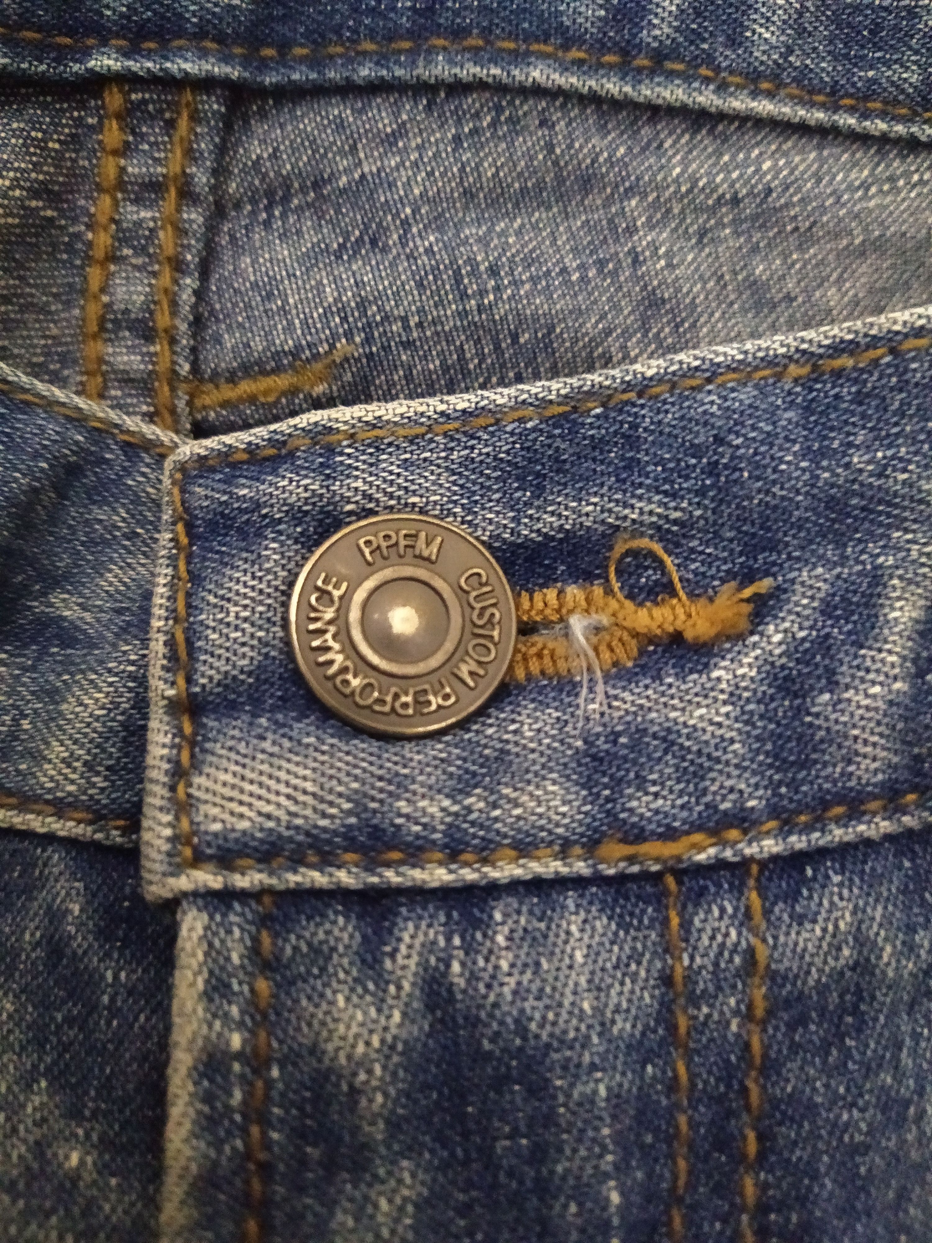 PPFM rare ppfm alphabet jeans Size US 33 - 10 Thumbnail