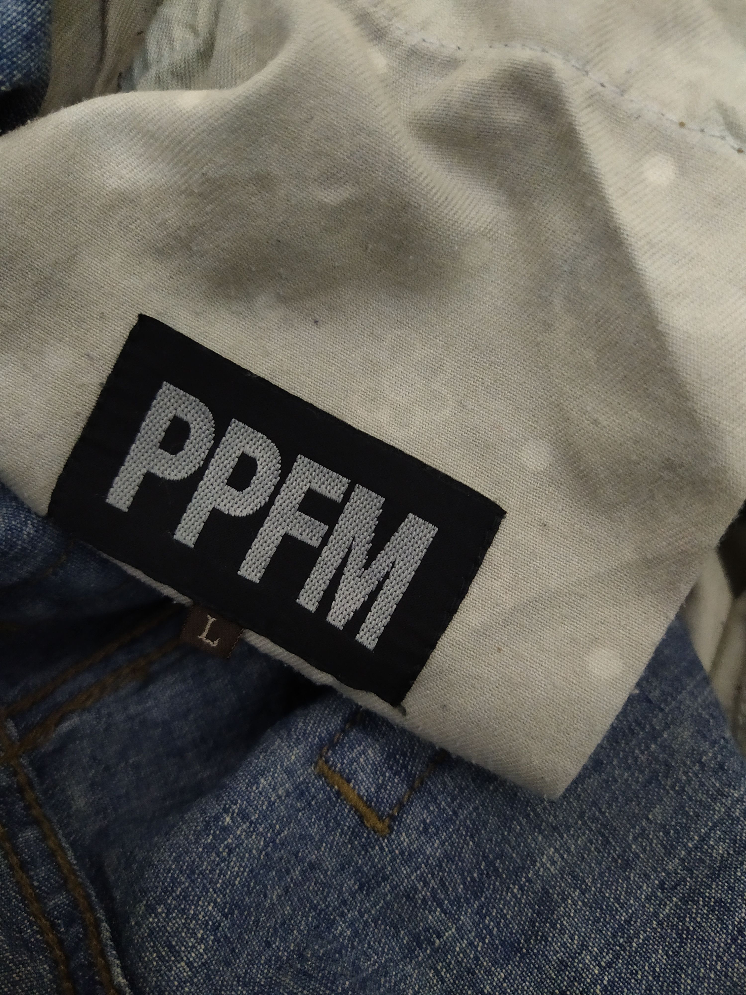 PPFM rare ppfm alphabet jeans Size US 33 - 13 Thumbnail