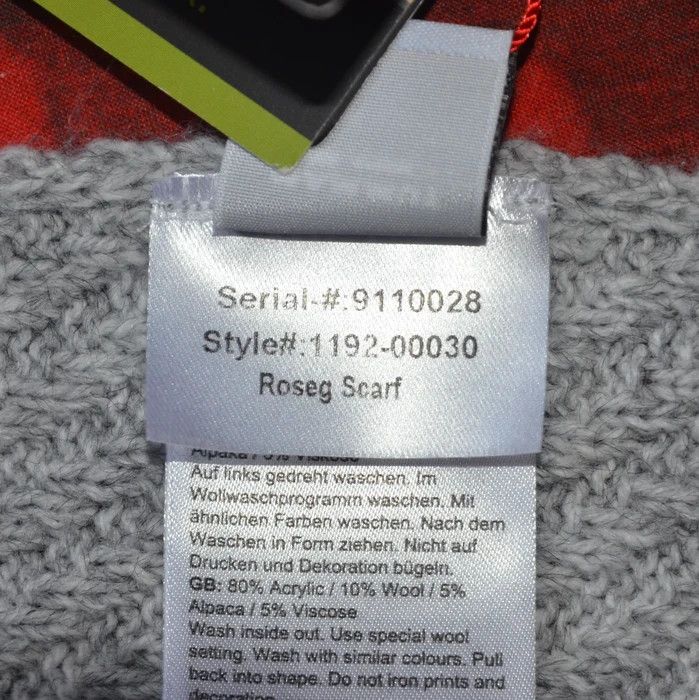 Mammut Mammut Roseg Scarf Gray Women's Casual Clothing Fashion Size ONE SIZE - 14 Thumbnail