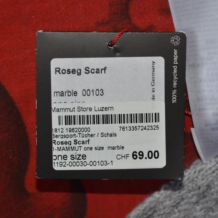 Mammut Mammut Roseg Scarf Gray Women's Casual Clothing Fashion Size ONE SIZE - 12 Thumbnail