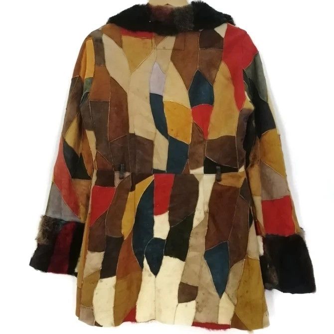 If Six Was Nine × Wilsons Leather 💣 OFFER Vtg WILSON'S LEATHER X PELLE STUDIO Sheep Jacket Size M / US 6-8 / IT 42-44 - 5 Thumbnail