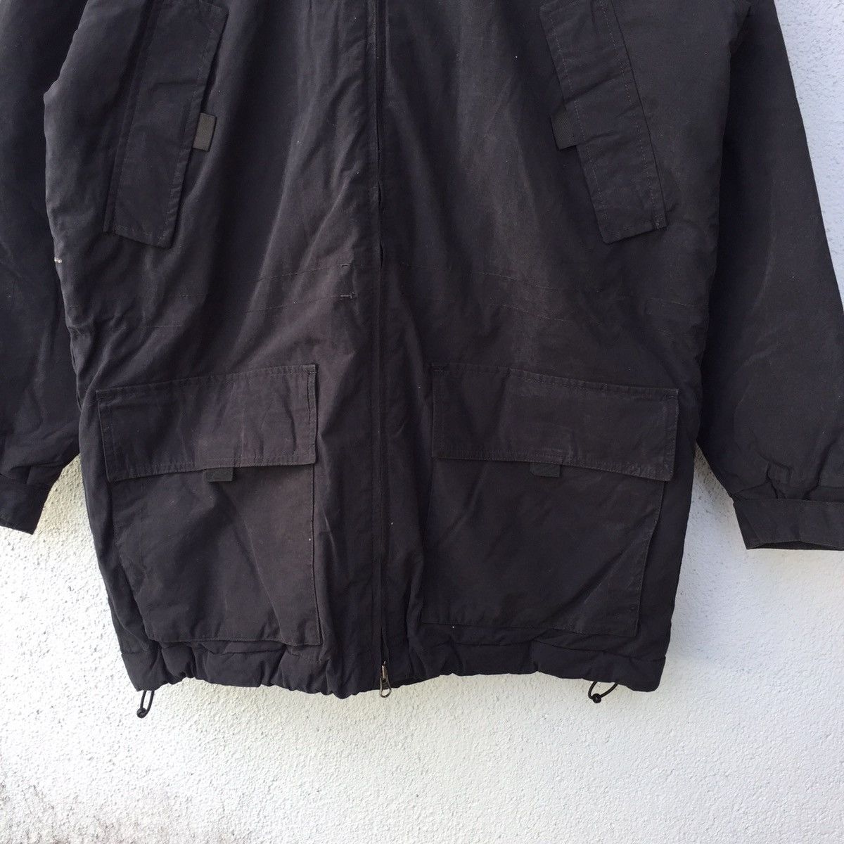 Timberland Vintage Timberland Weathergear Black Hoodie Winter Jacket Size US XL / EU 56 / 4 - 3 Thumbnail