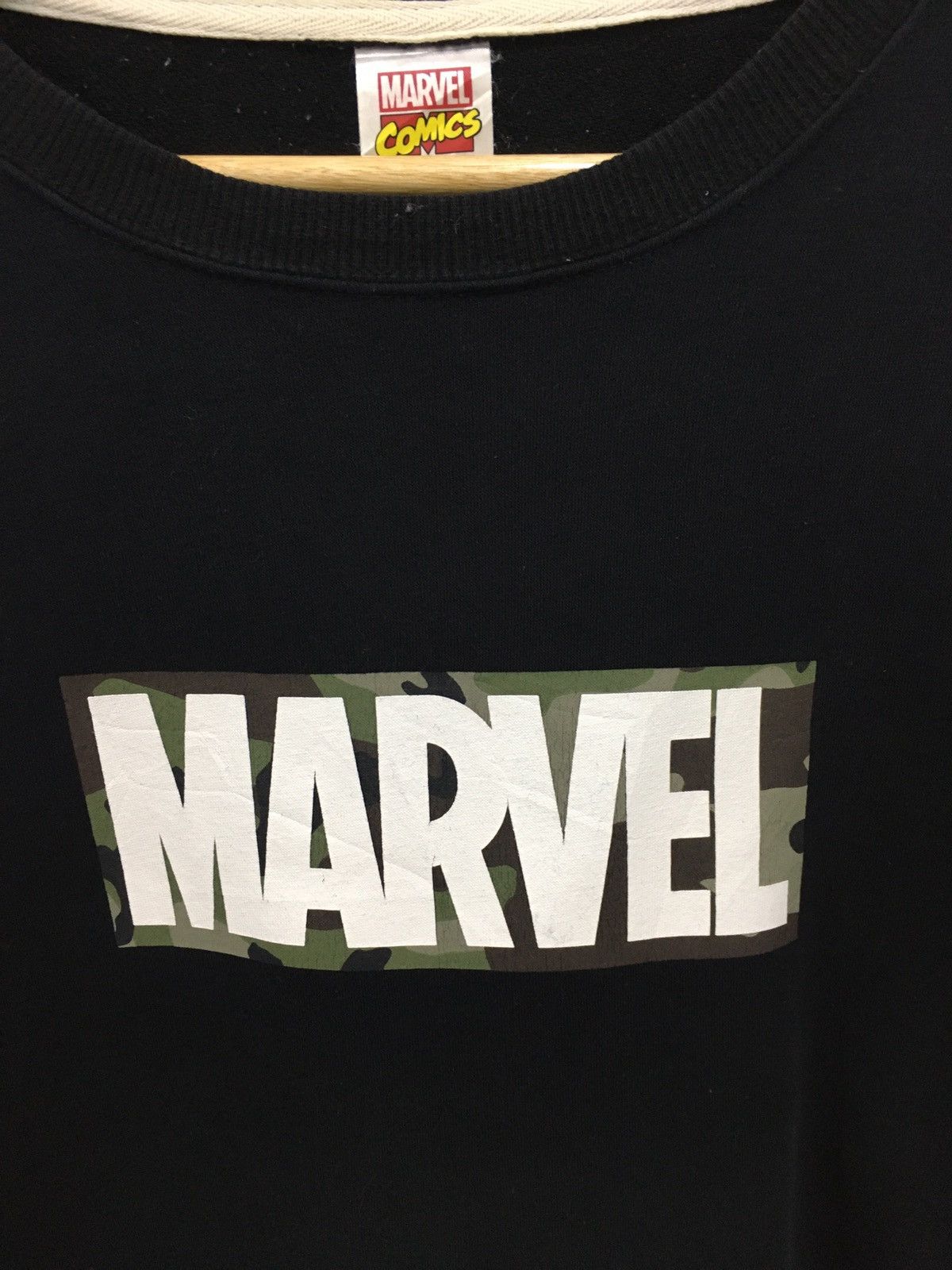 Japanese Brand × Marvel Comics marvel sweatshirt logo camo Size US L / EU 52-54 / 3 - 5 Thumbnail