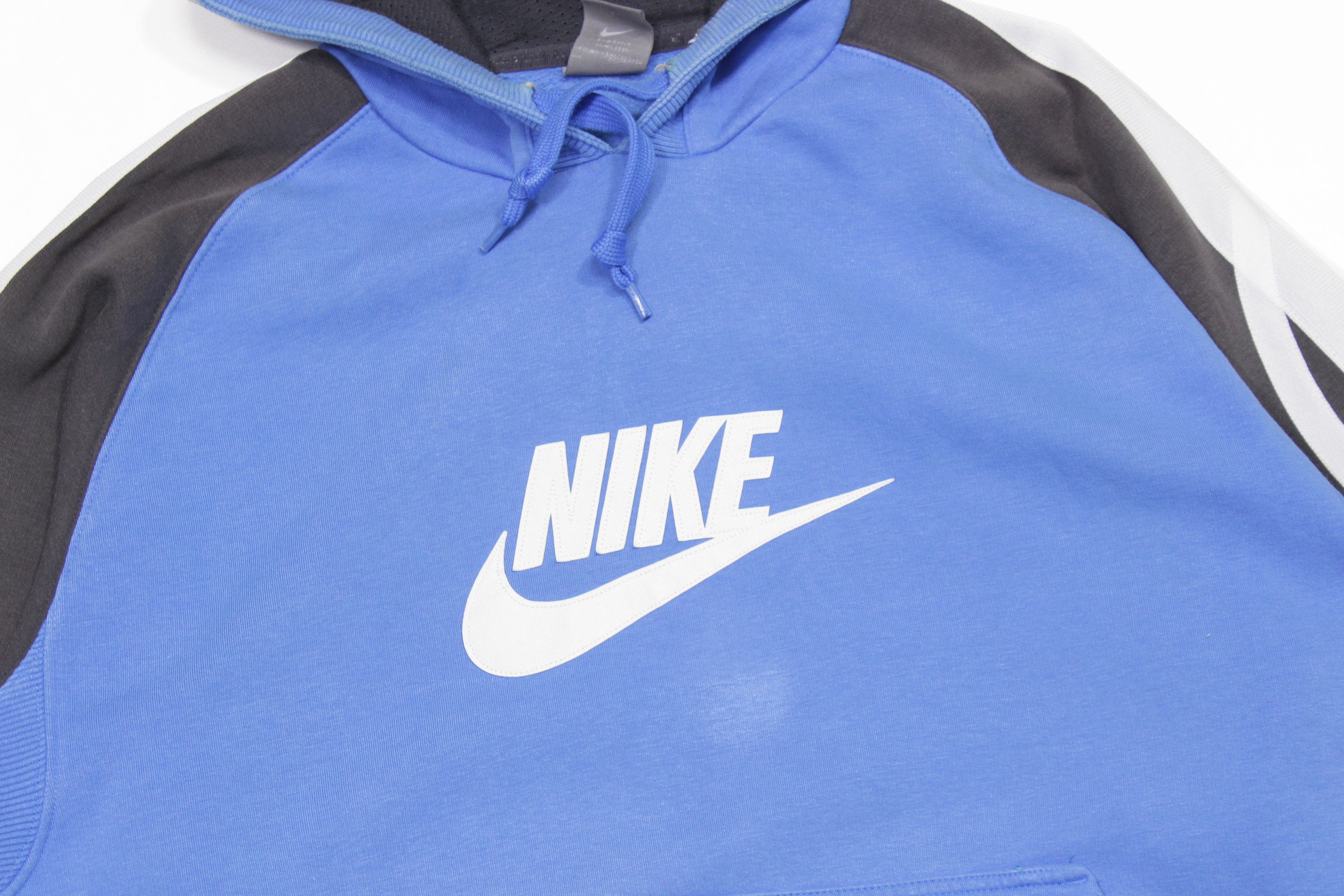 Nike Big Logo Hoodie Vintage Size US L / EU 52-54 / 3 - 3 Thumbnail