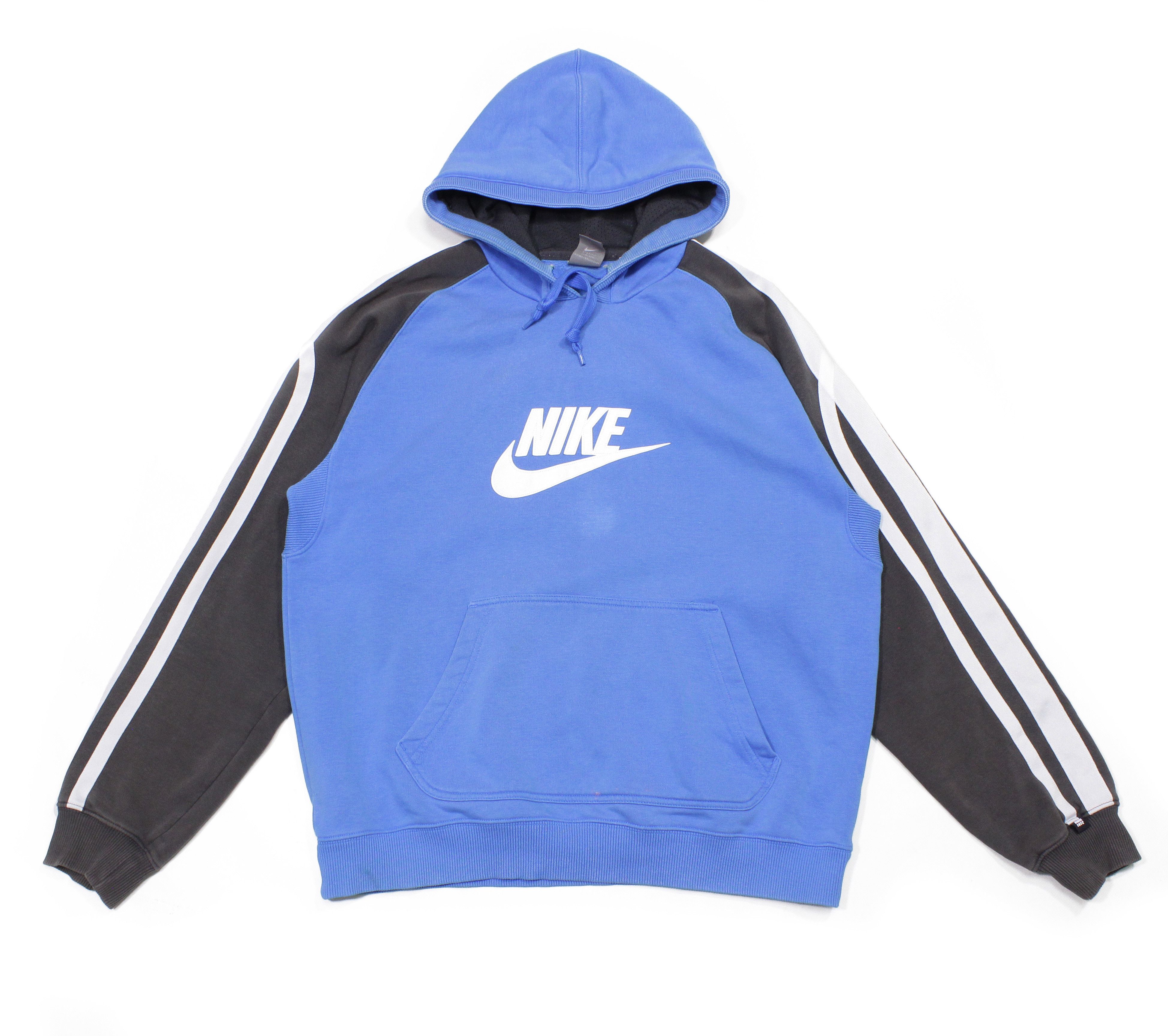 Nike Big Logo Hoodie Vintage Size US L / EU 52-54 / 3 - 1 Thumbnail