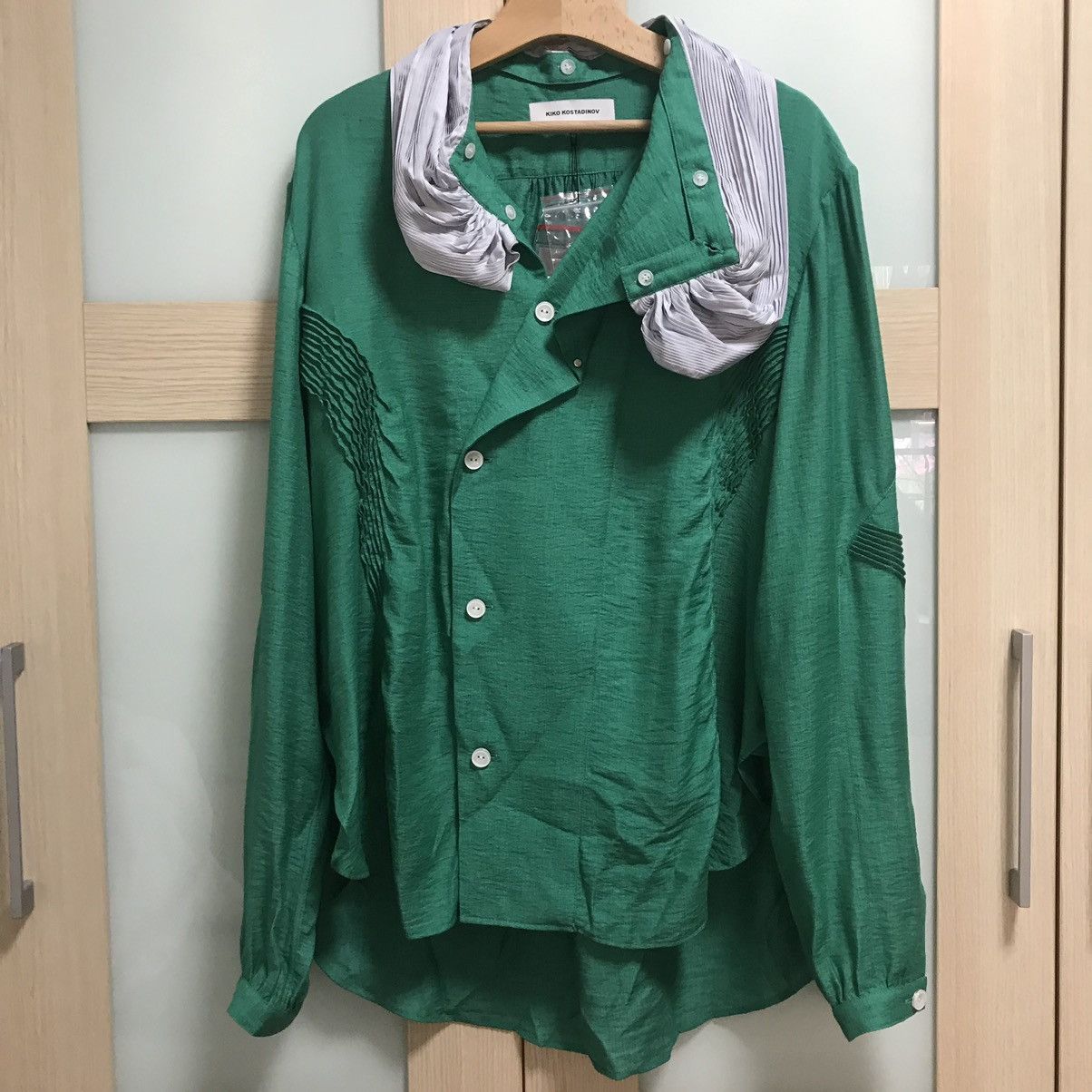 Kiko Kostadinov Kiko Kostadinov Anthonis Pleated Shirt SS21