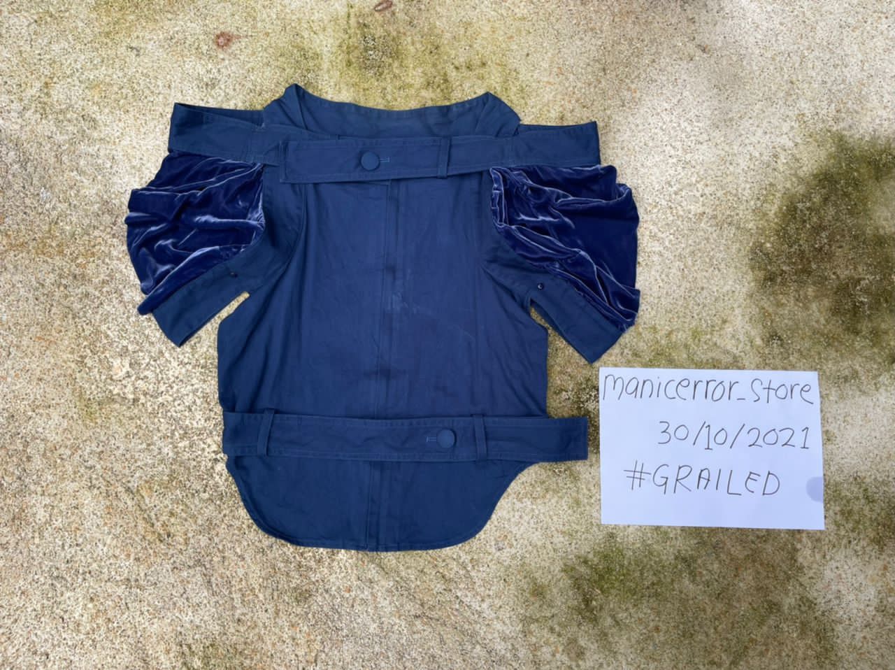 Japanese Brand × Yohji Yamamoto Yohji Yamamoto Crop Bat Wing Size US M / EU 48-50 / 2 - 11 Thumbnail