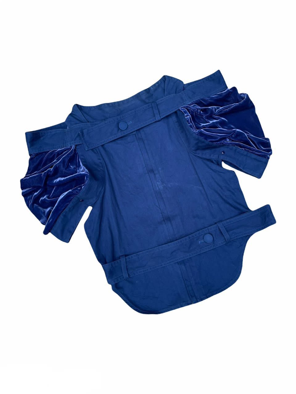 Japanese Brand × Yohji Yamamoto Yohji Yamamoto Crop Bat Wing Size US M / EU 48-50 / 2 - 2 Thumbnail