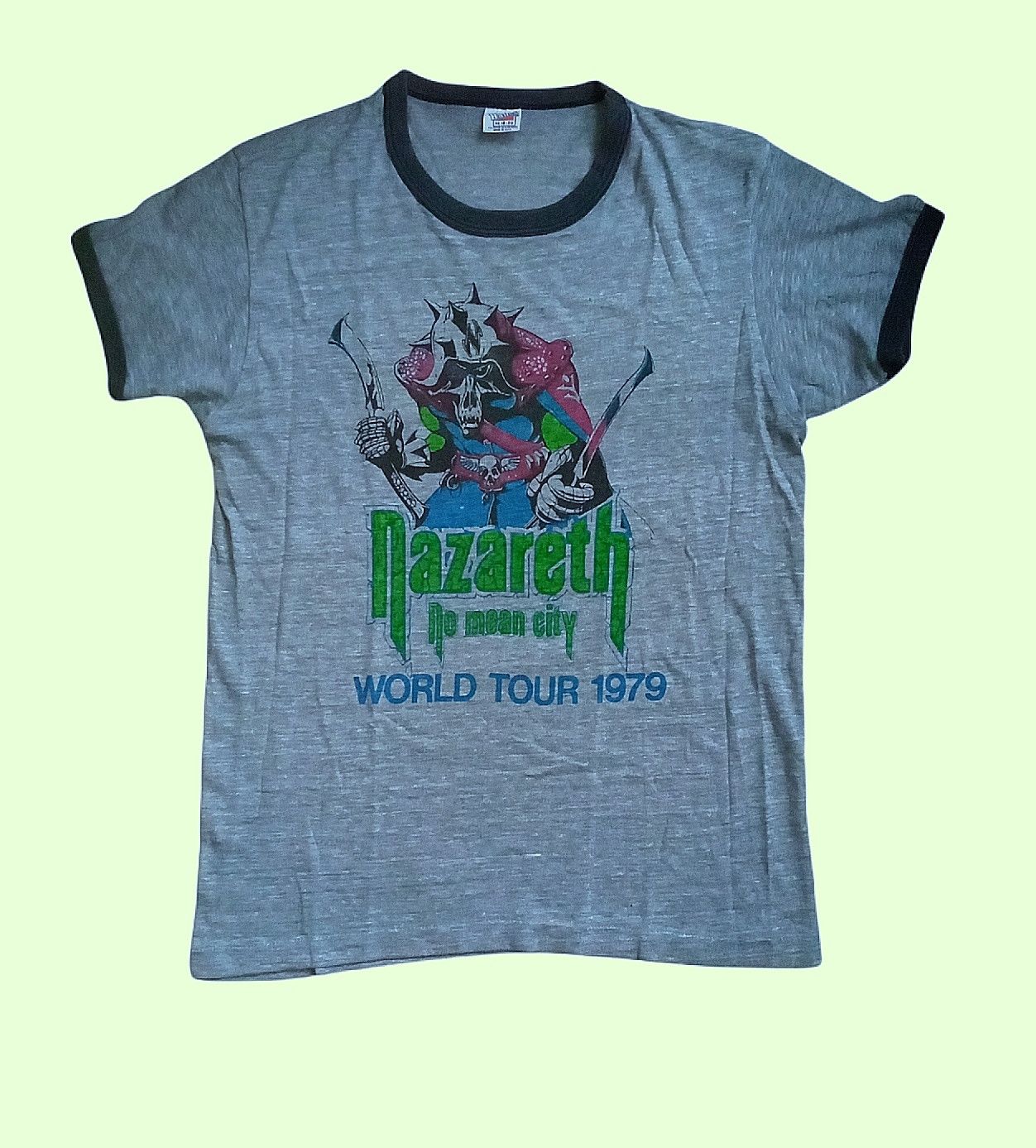 Band Tees × Vintage Vintage 70s nazareth band/ringer/very rare Size US XS / EU 42 / 0 - 2 Thumbnail