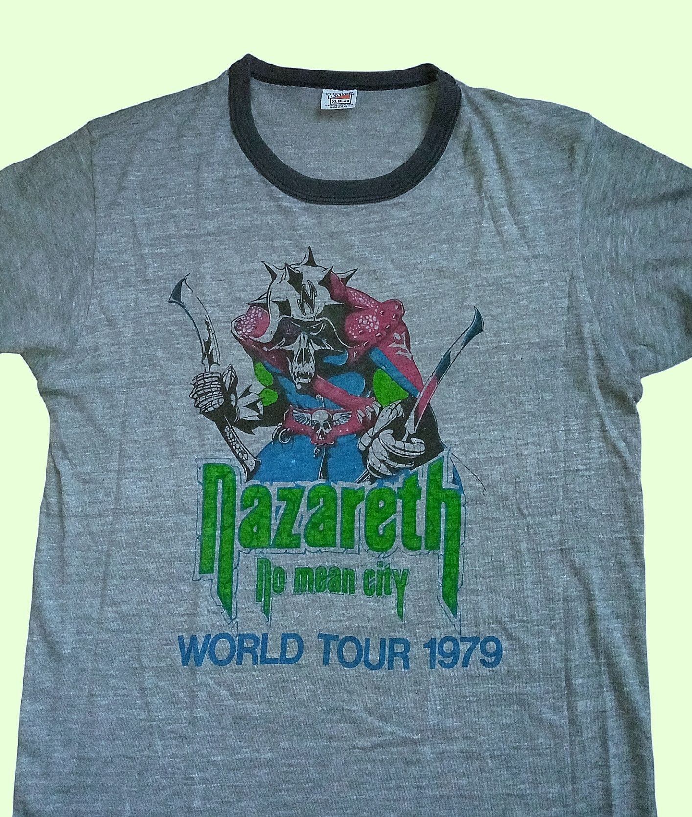 Band Tees × Vintage Vintage 70s nazareth band/ringer/very rare Size US XS / EU 42 / 0 - 3 Thumbnail
