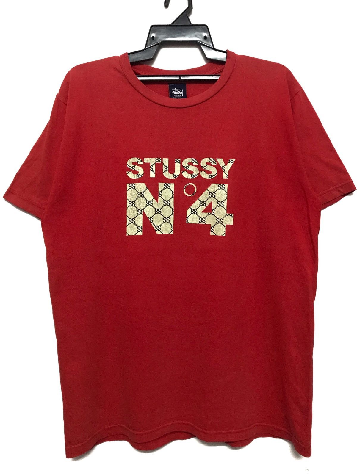 Stussy vintage 90s Distressed Stussy N4 Big Logo Monogram Gucci | Grailed