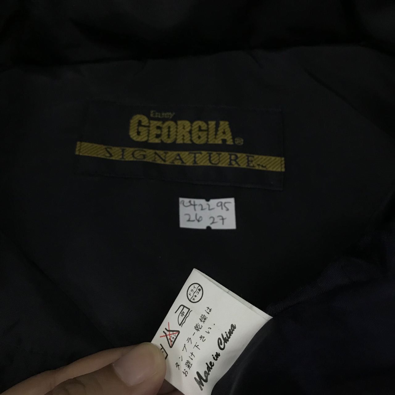 Japanese Brand × Vintage 💣 OFFER ENJOY GEORGIA SIGNATURE Bomber Jacket Size US L / EU 52-54 / 3 - 7 Thumbnail