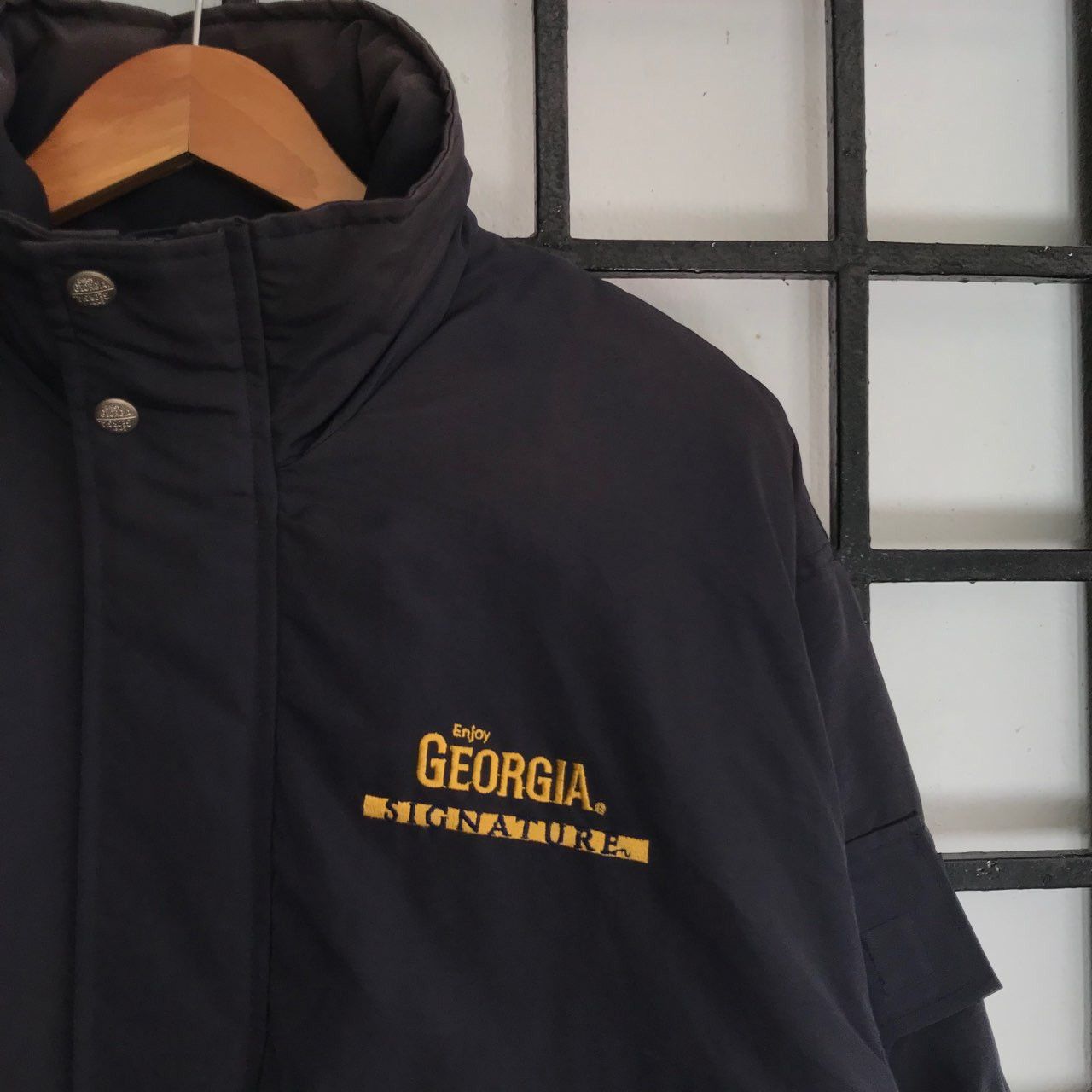 Japanese Brand × Vintage 💣 OFFER ENJOY GEORGIA SIGNATURE Bomber Jacket Size US L / EU 52-54 / 3 - 4 Thumbnail
