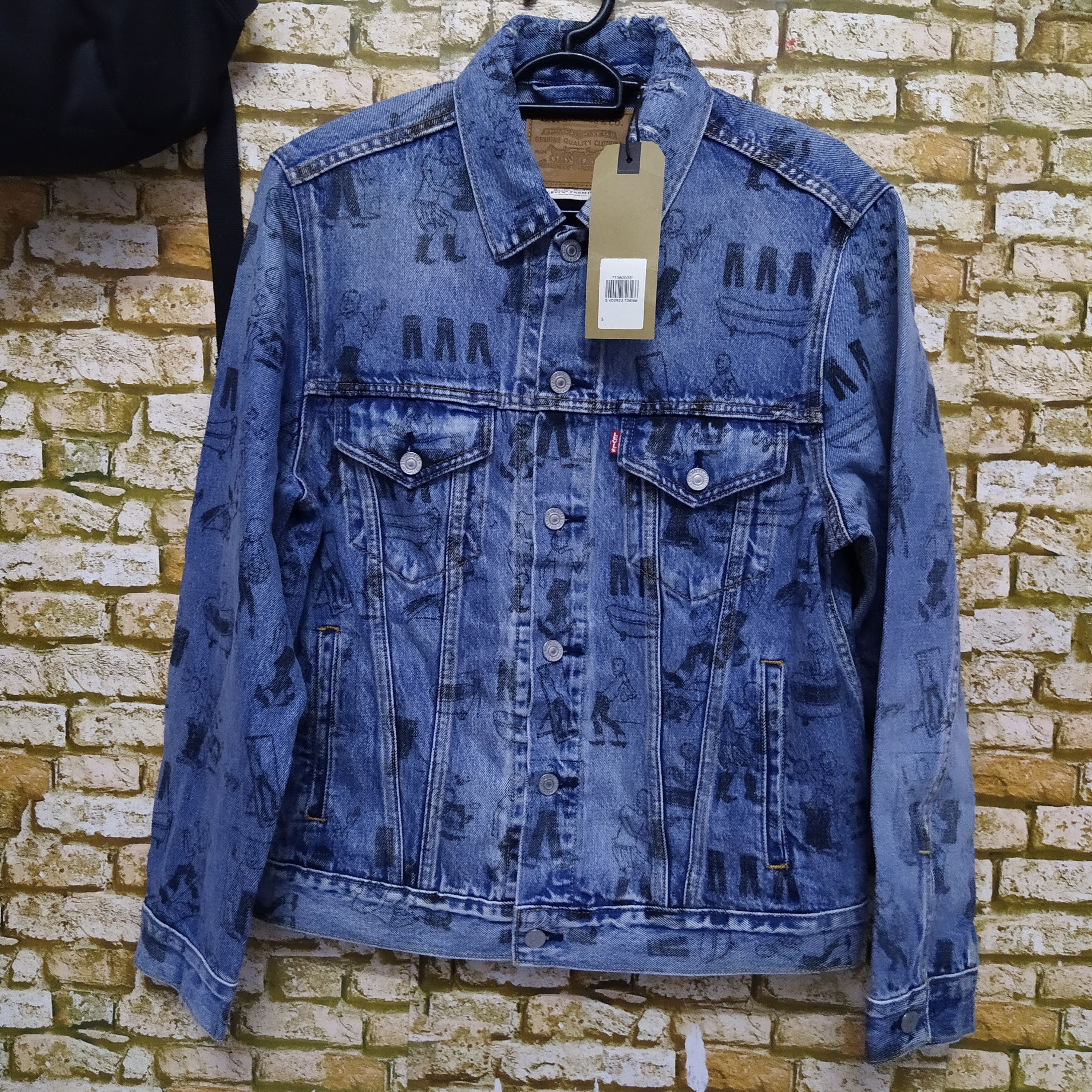 Levi's LEVIS BIG E LIMITED DISTRESSED JACKET (D246A) Size US S / EU 44-46 / 1 - 1 Thumbnail