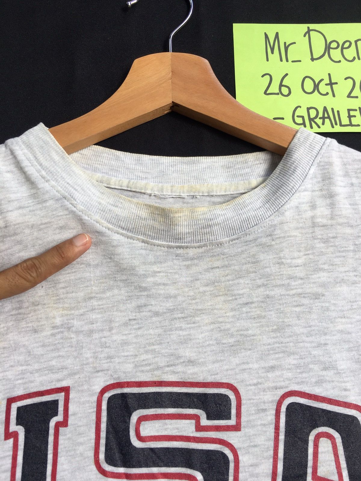 Champion Vintage Rare Champion USA Big Spellout Tshirt Size US L / EU 52-54 / 3 - 6 Thumbnail
