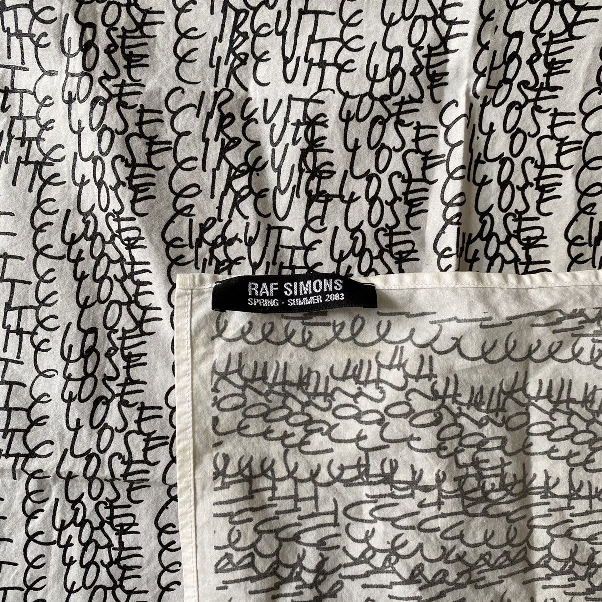 Raf Simons Raf Simons Consumed SS2003 Bandana Size ONE SIZE - 2 Thumbnail
