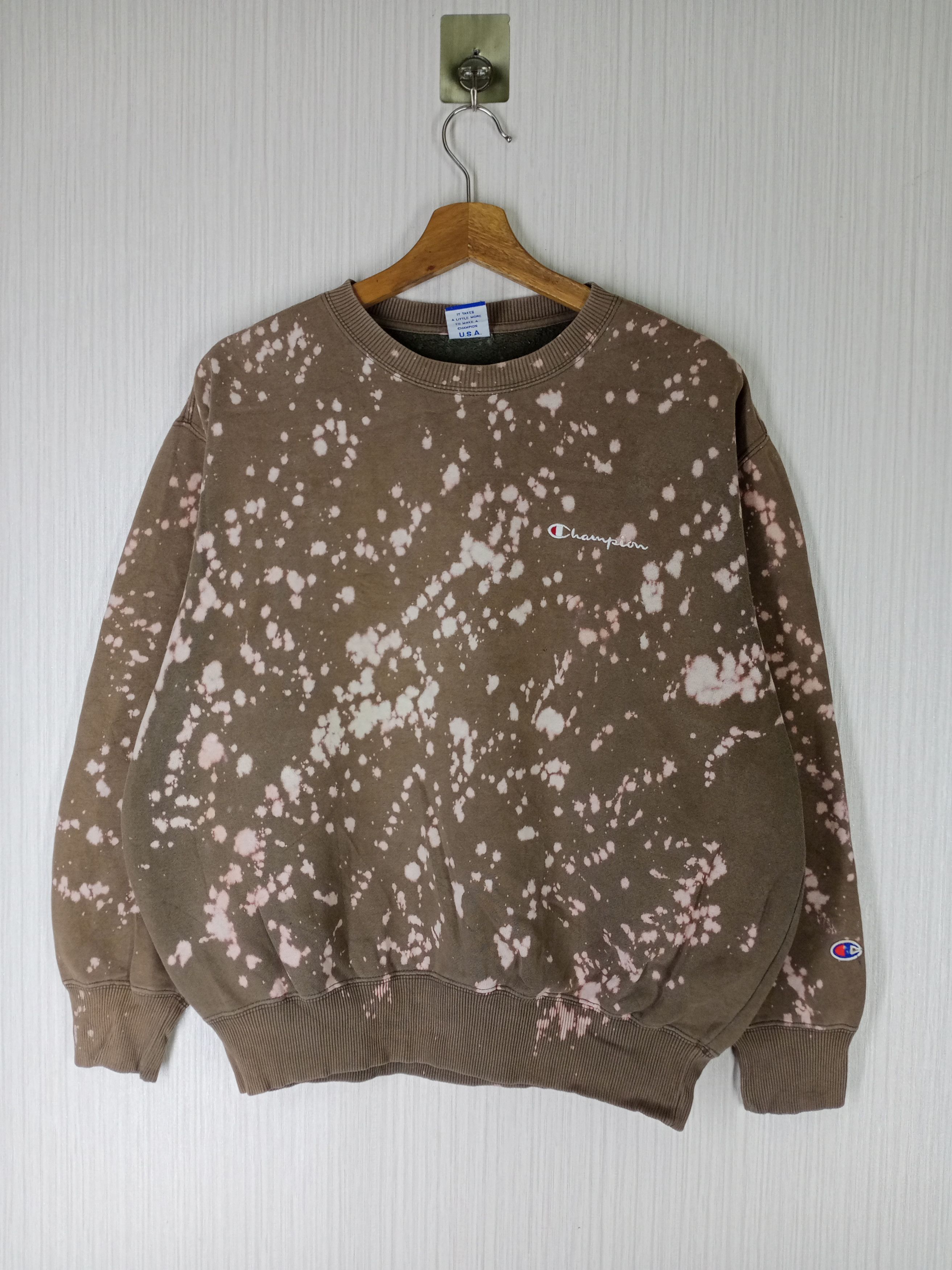 Champion Vintage Champion Acid Wash Sweatshirt Size US L / EU 52-54 / 3 - 2 Thumbnail