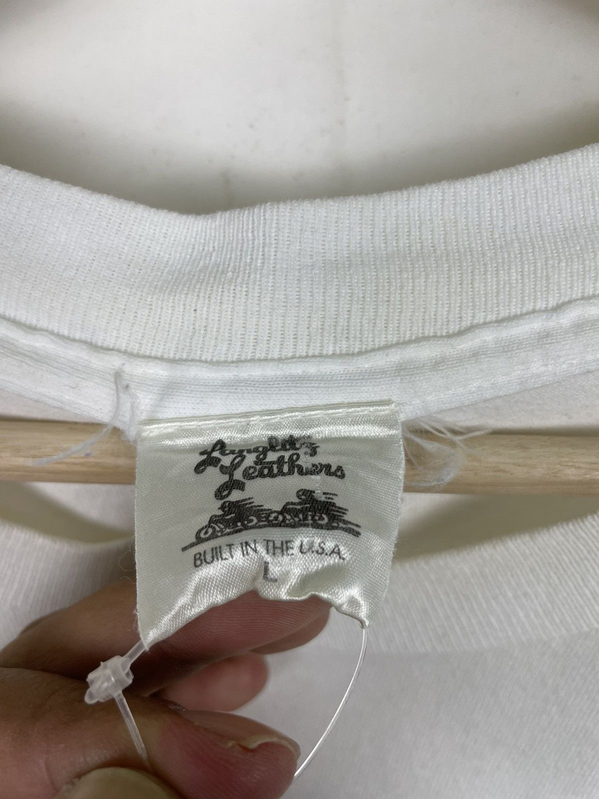 GOREWEAR × Vintage Langlitz Leathers Portland Tee USA | VTG Biker Grail L Size US L / EU 52-54 / 3 - 5 Thumbnail