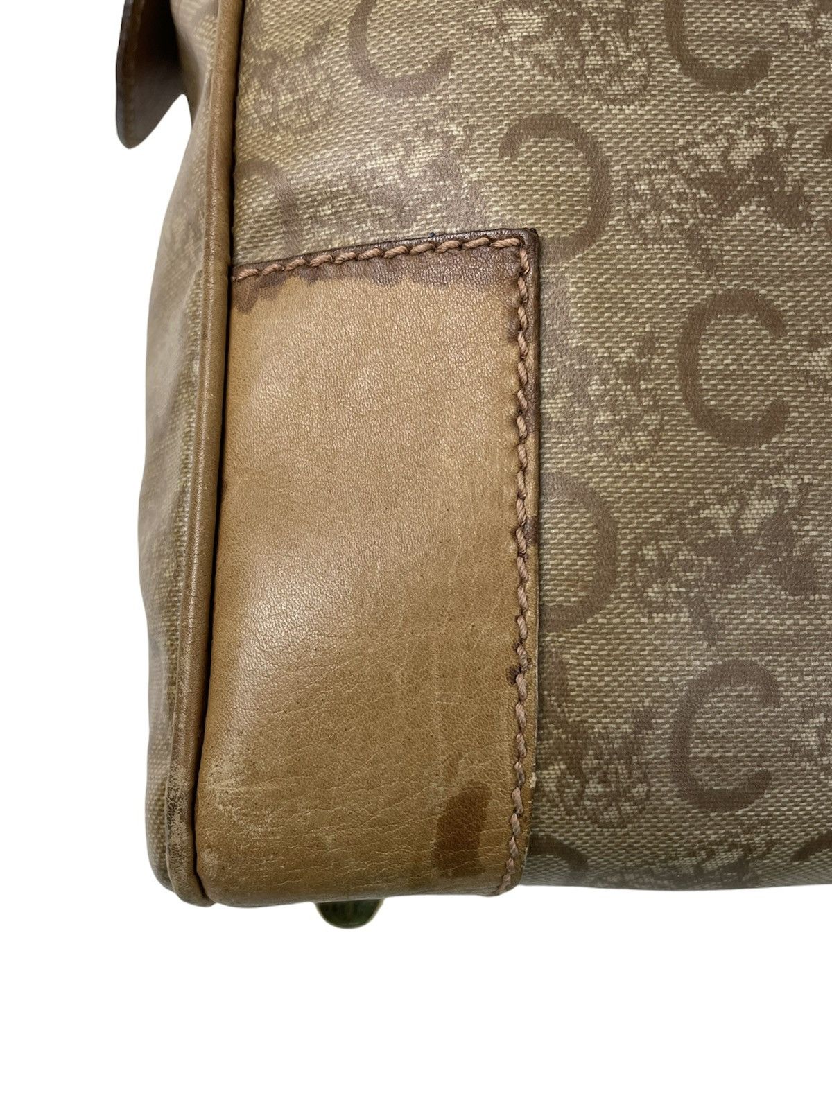 Celine CELINE Vintage Macadam Boston Bag Monogram – Riri Zipper Size ONE SIZE - 13 Thumbnail