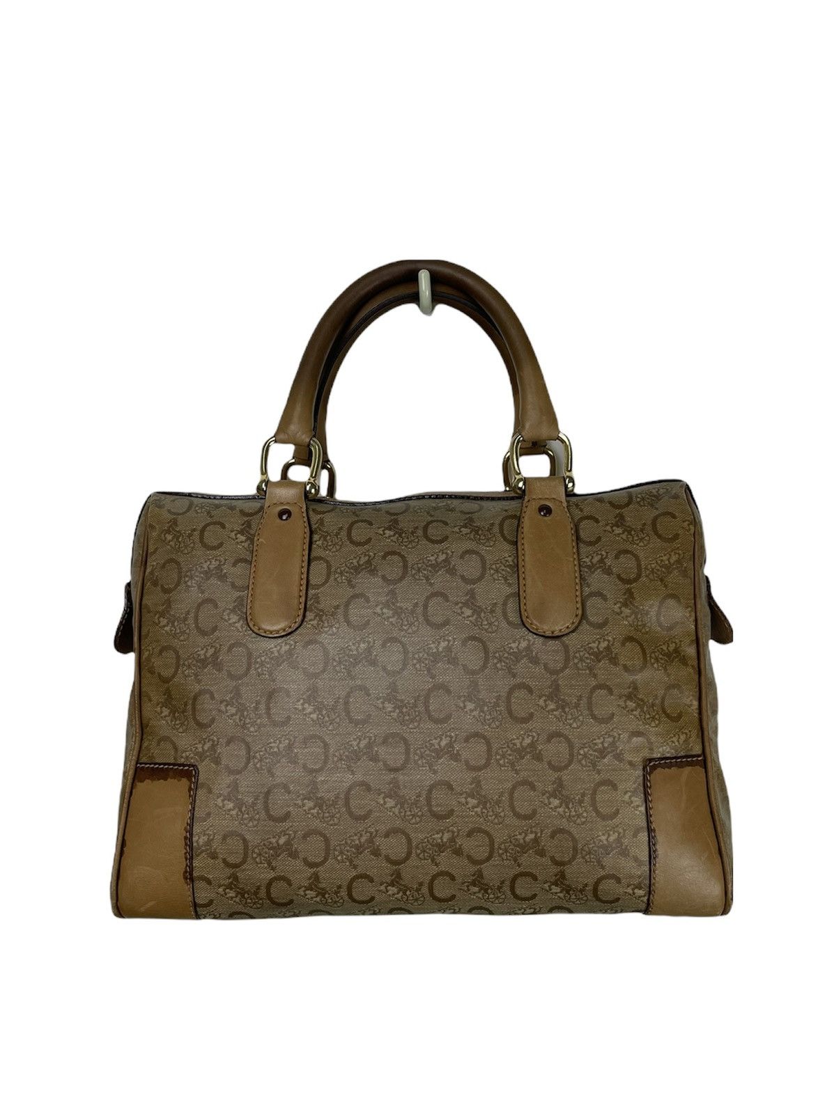 Celine CELINE Vintage Macadam Boston Bag Monogram – Riri Zipper Size ONE SIZE - 2 Thumbnail
