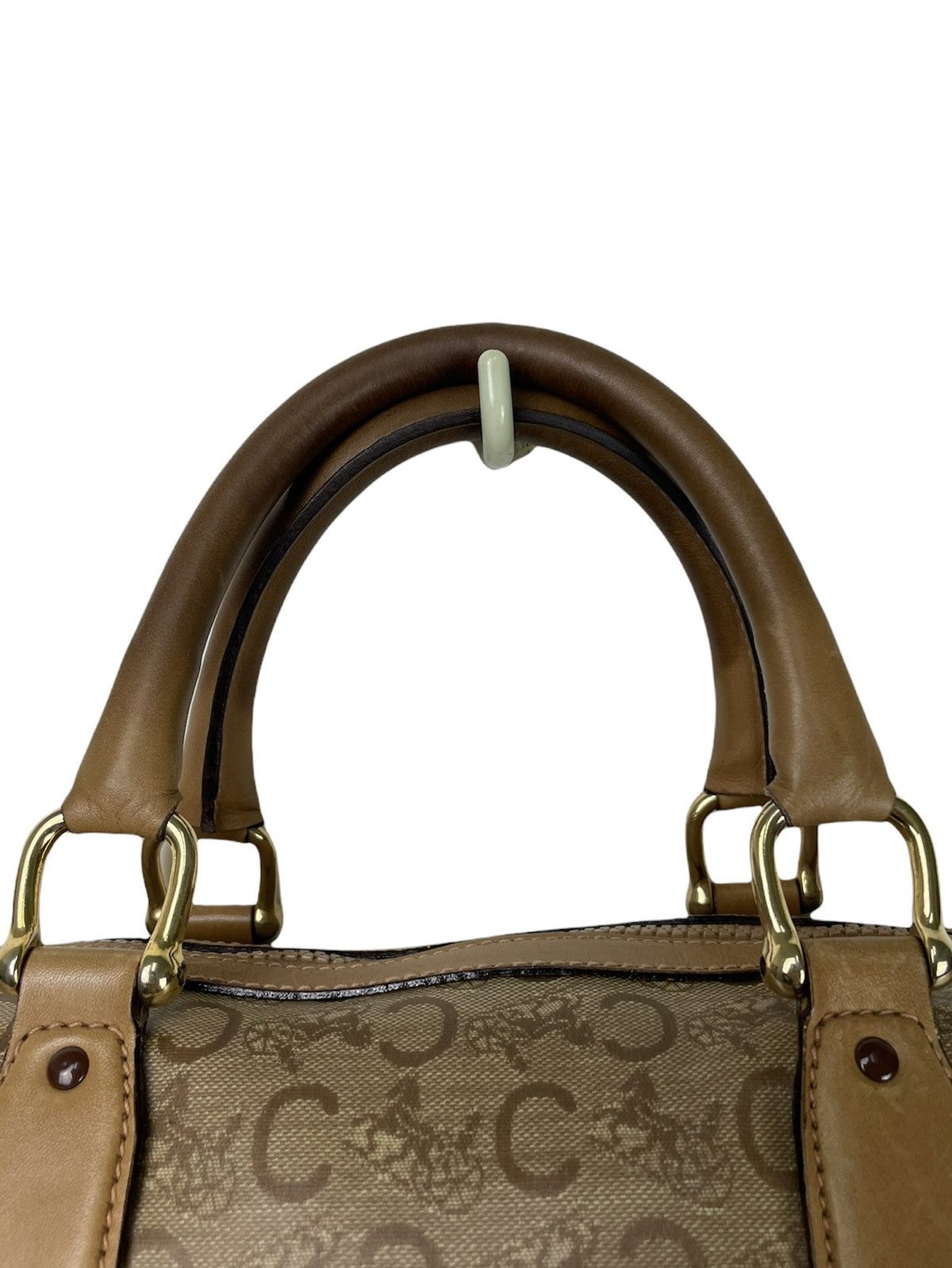 Celine CELINE Vintage Macadam Boston Bag Monogram – Riri Zipper Size ONE SIZE - 17 Thumbnail