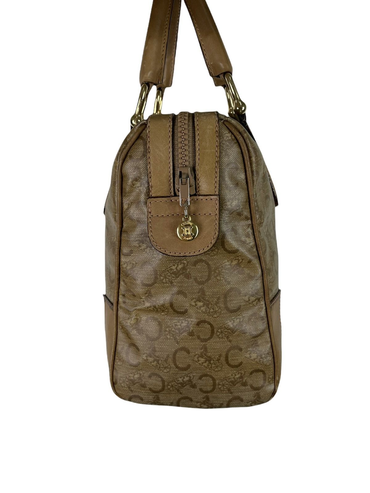 Celine CELINE Vintage Macadam Boston Bag Monogram – Riri Zipper Size ONE SIZE - 8 Thumbnail