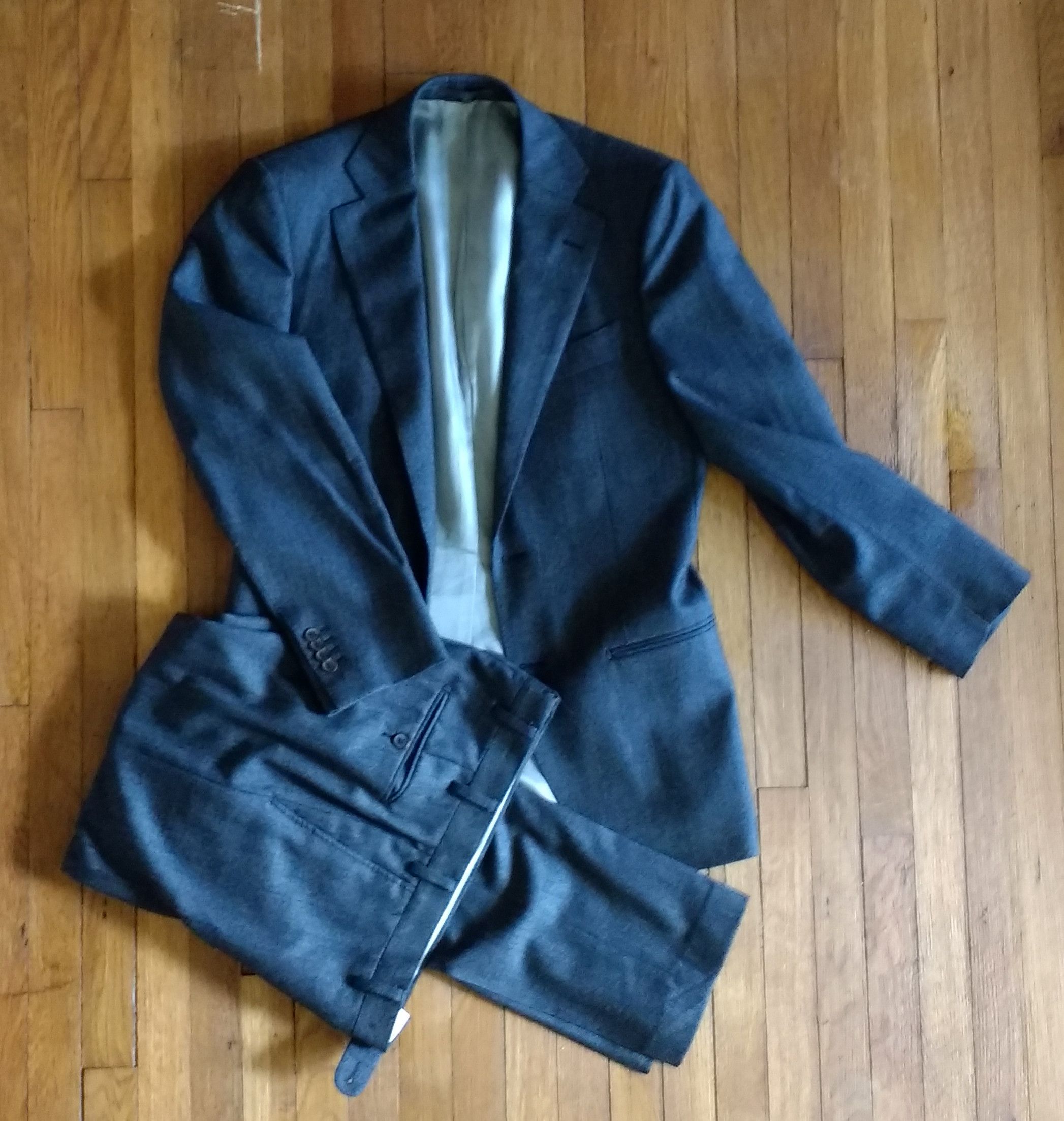 Suitsupply Lazio Blue Birdseye Suit Size 36R - 1 Preview