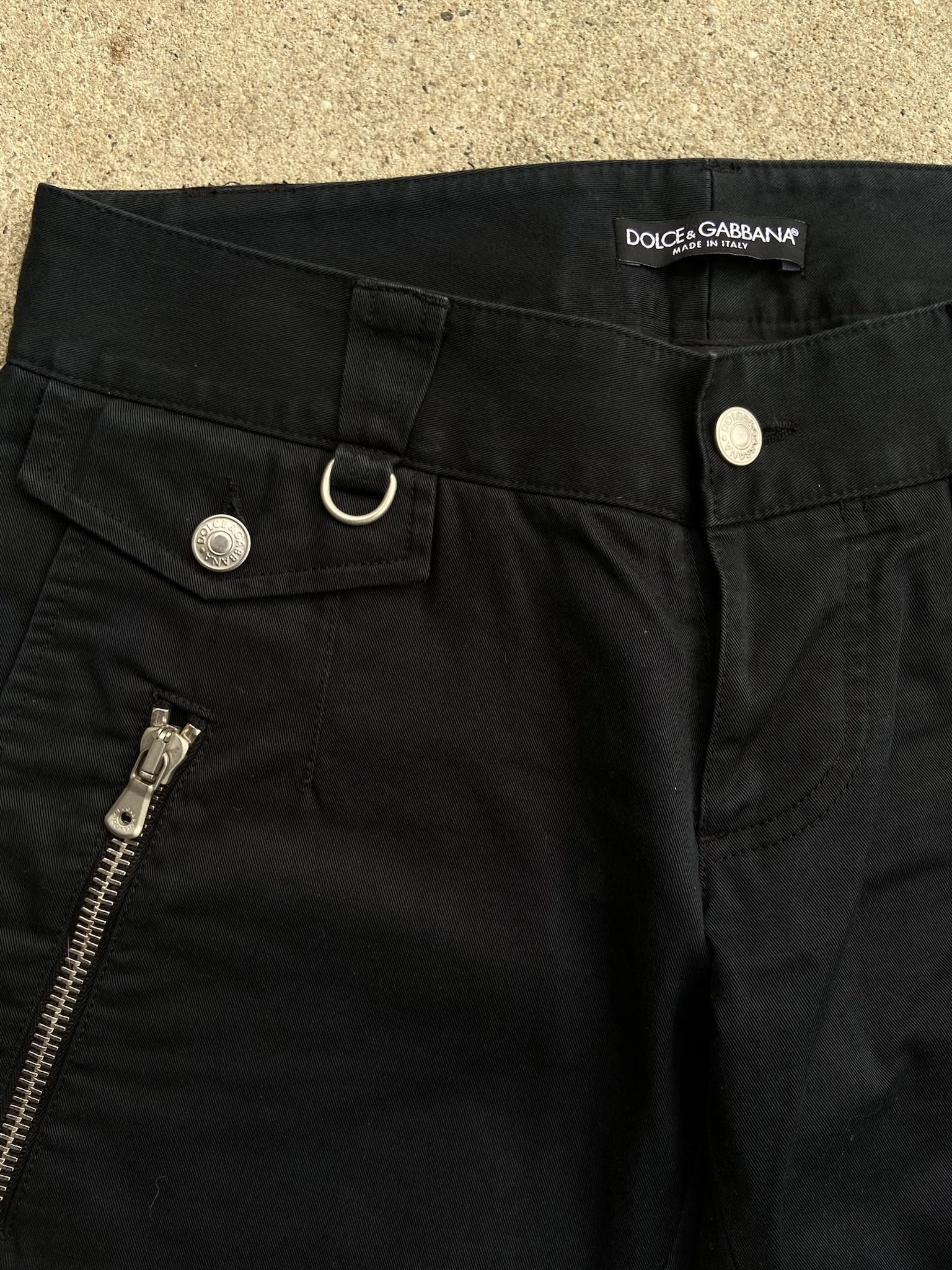 Dolce & Gabbana Dolce & Gabbana Zipper Cargos Size US 28 / EU 44 - 2 Thumbnail