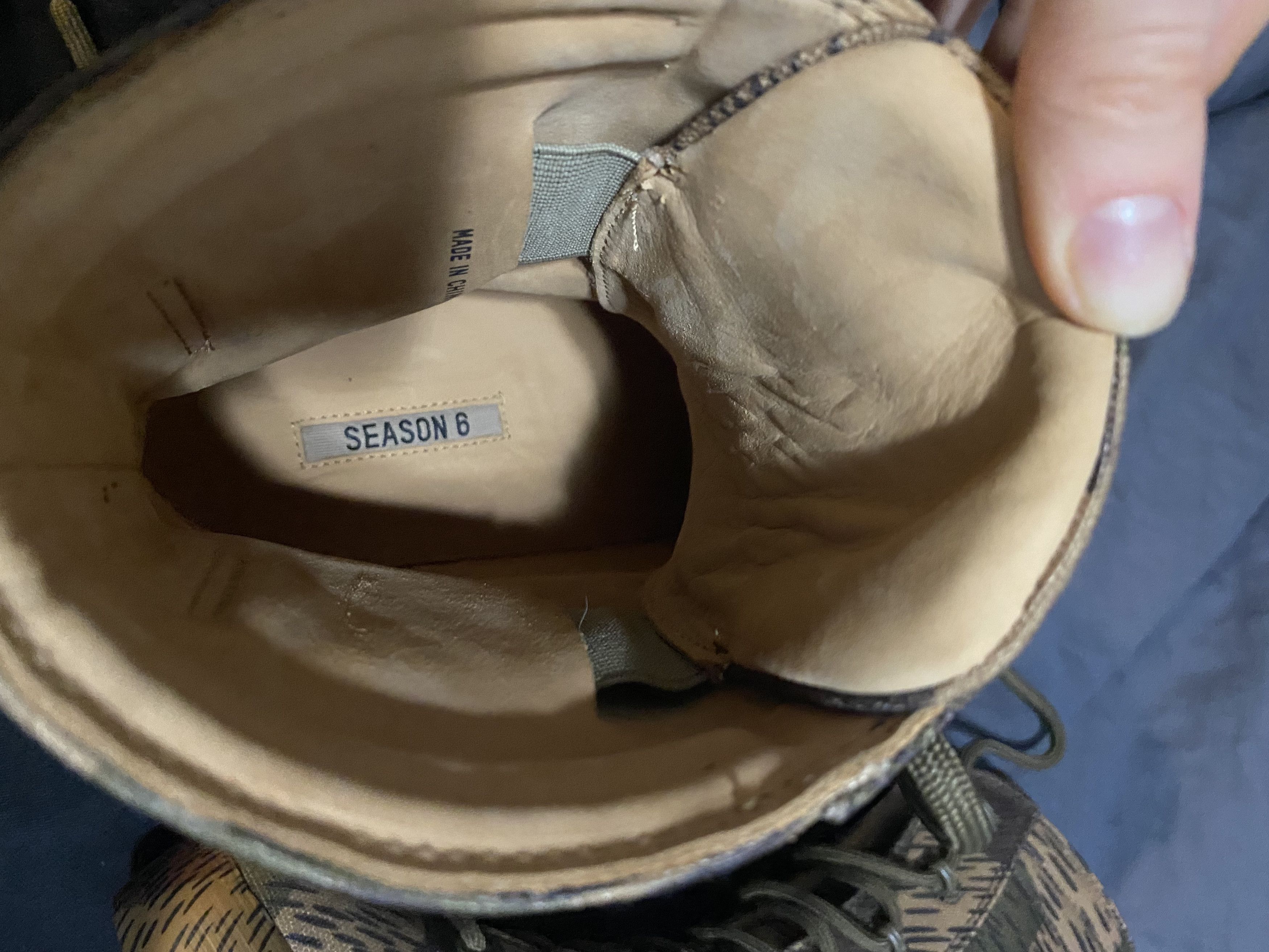 Yeezy Yeezy Season 6 Splinter Camo Washed Canvas Boot Size US 8.5 / EU 41-42 - 17 Thumbnail