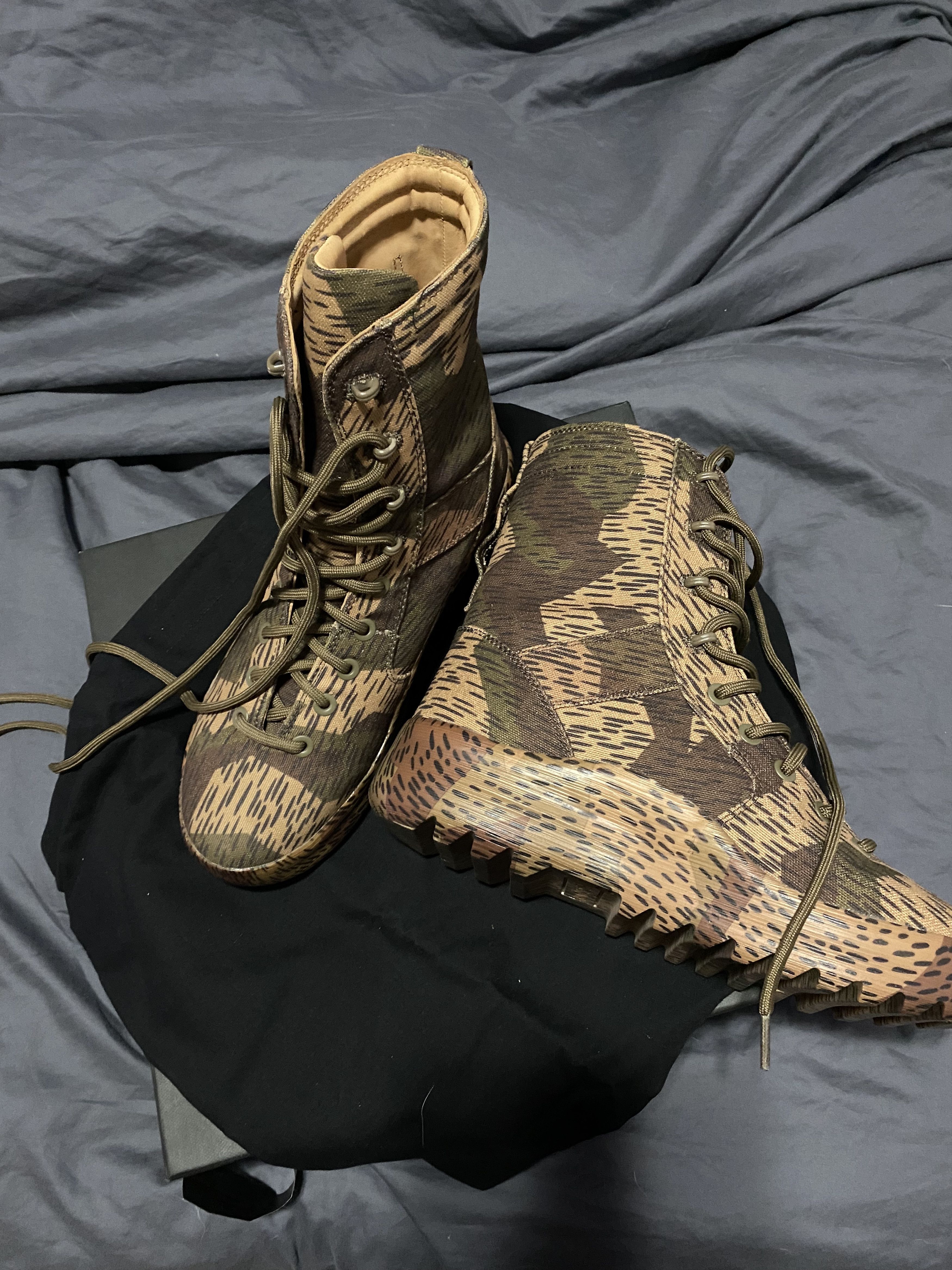 Yeezy canvas military on sale boot