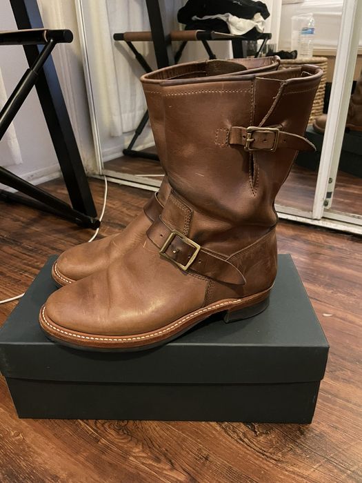 The Flat Head The Flat Head Engineer Boot Natural CXL 7.5D Grailed
