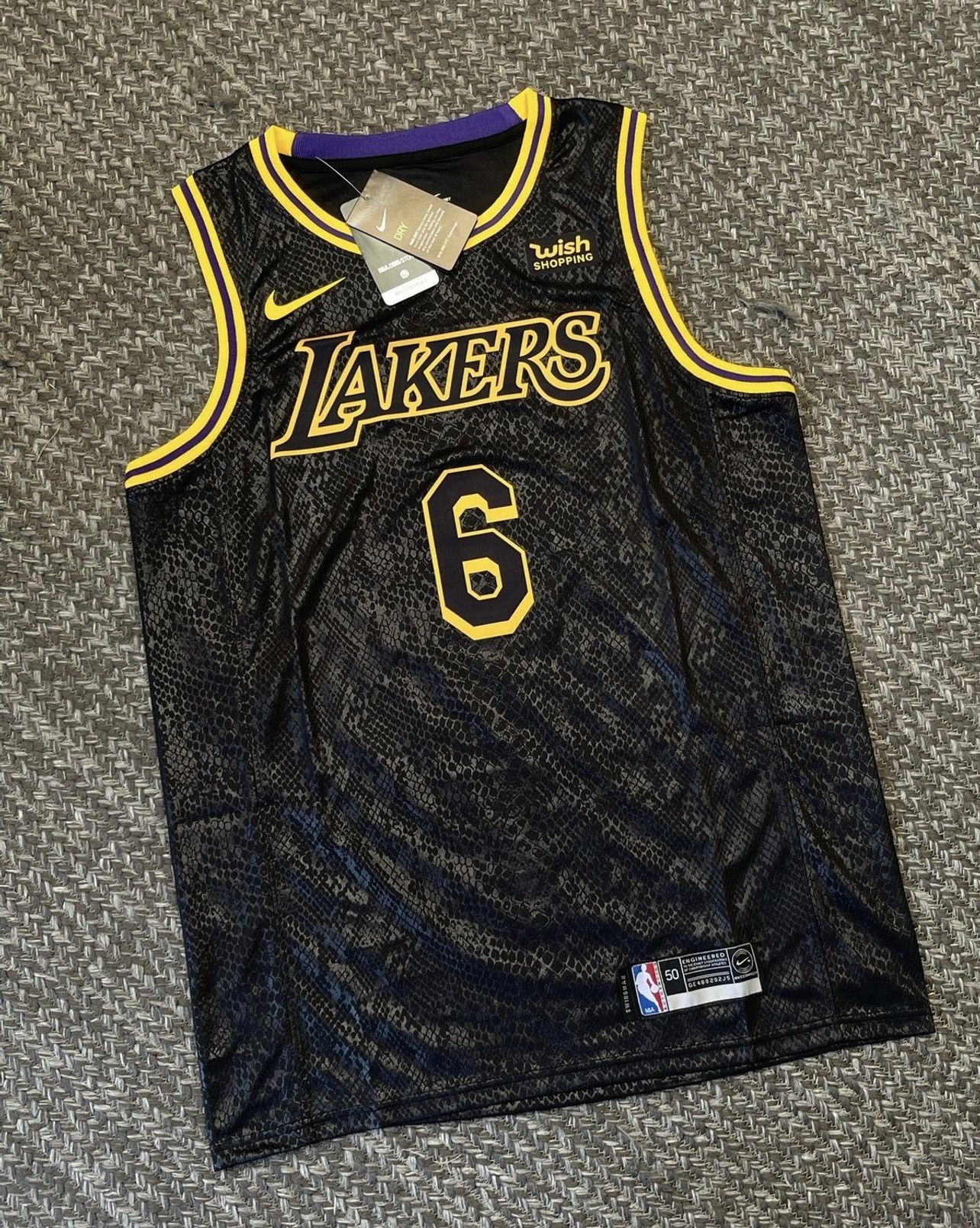 LeBron James Nike Lakers Mamba Edition Jersey