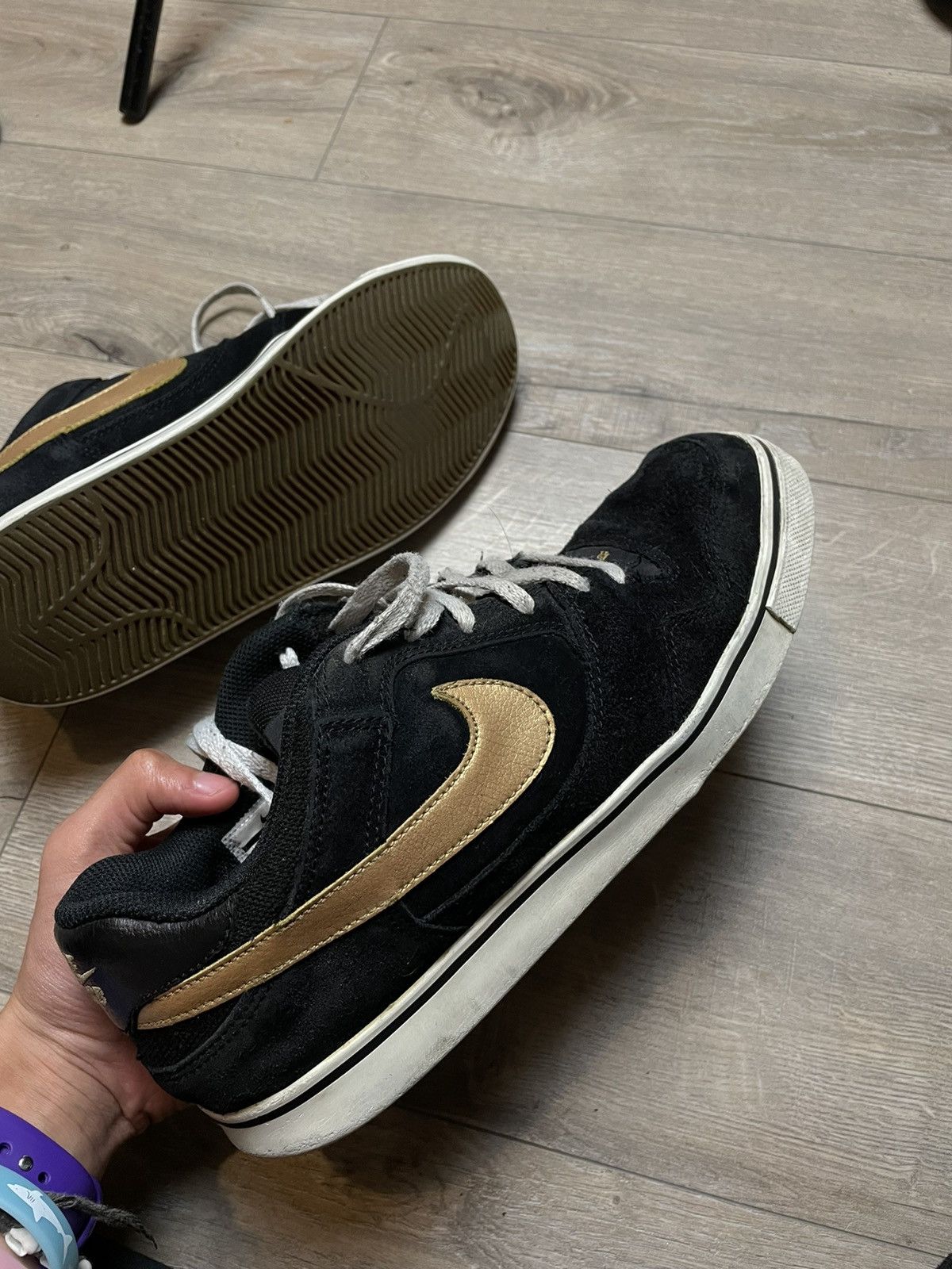 Nike Zoom Paul Rodriguez 2.5 Black Metallic Gold Grailed