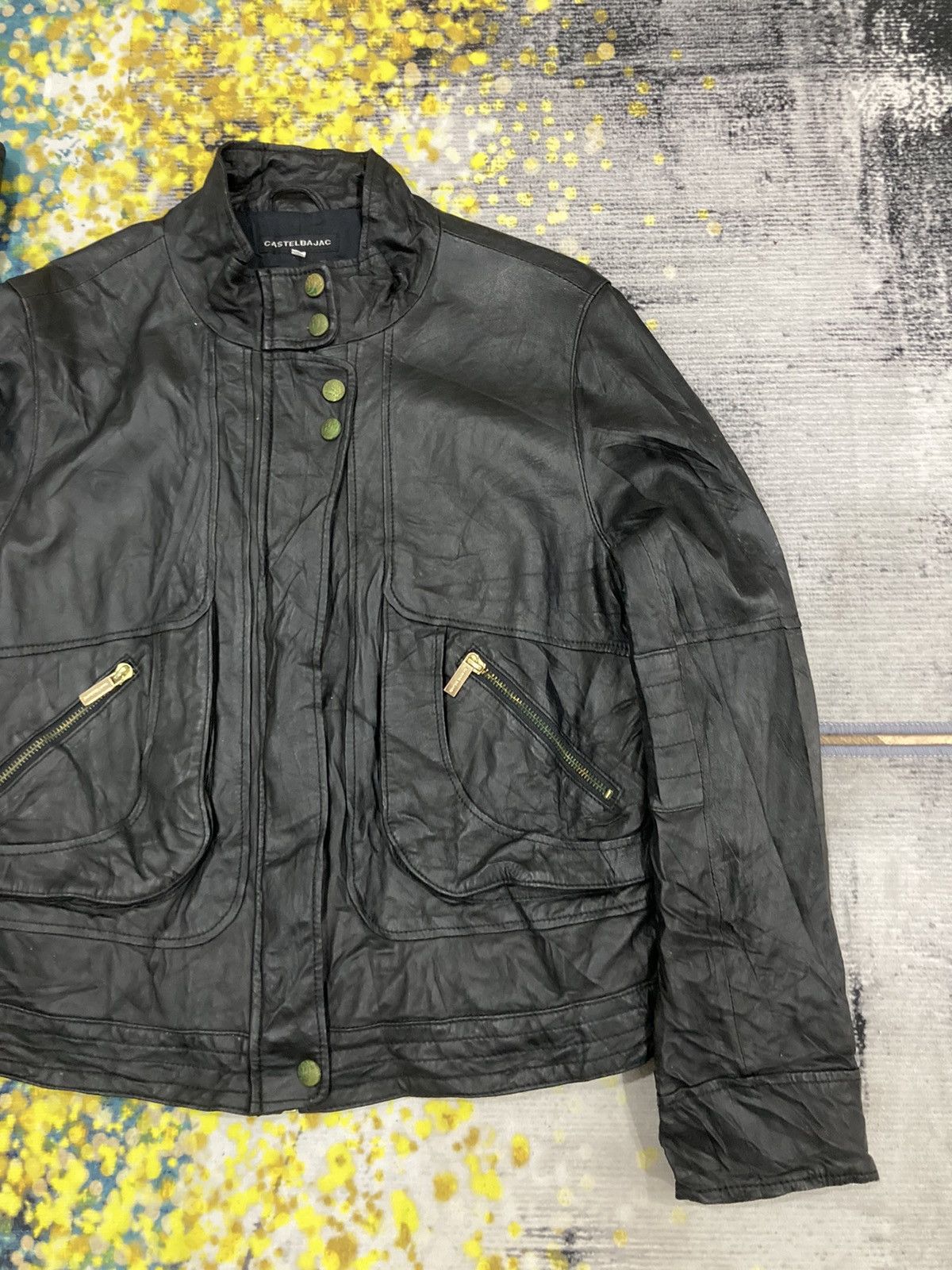 Jean Charles De Castelbajac Castelbajac Leather Jacket Size US M / EU 48-50 / 2 - 4 Thumbnail