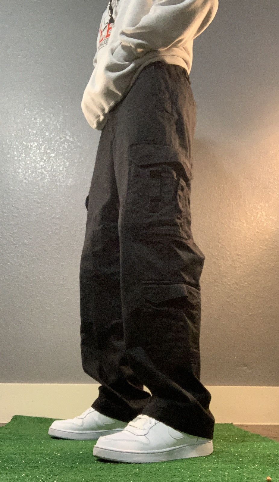 Other Vintage x Black Tactical Cargo Pants Size US 32 / EU 48 - 2 Thumbnail