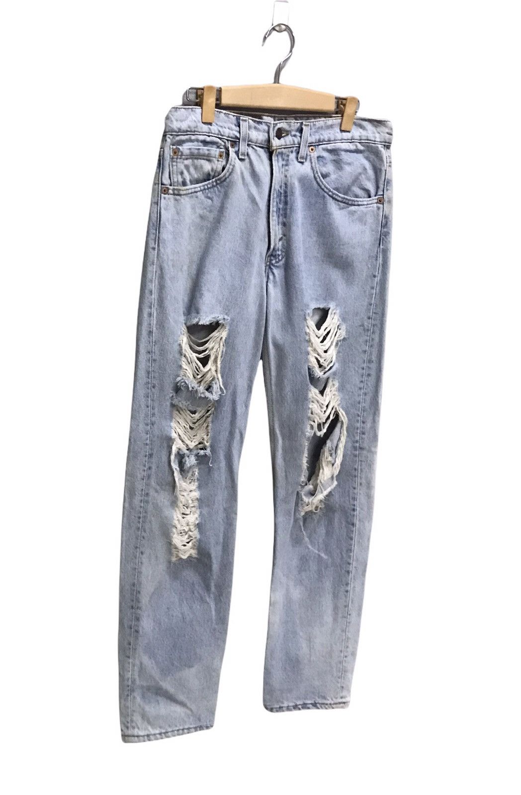 Levi's × Vintage Vintage Levi’s 550 Distressed Denim Size US 31 - 3 Thumbnail