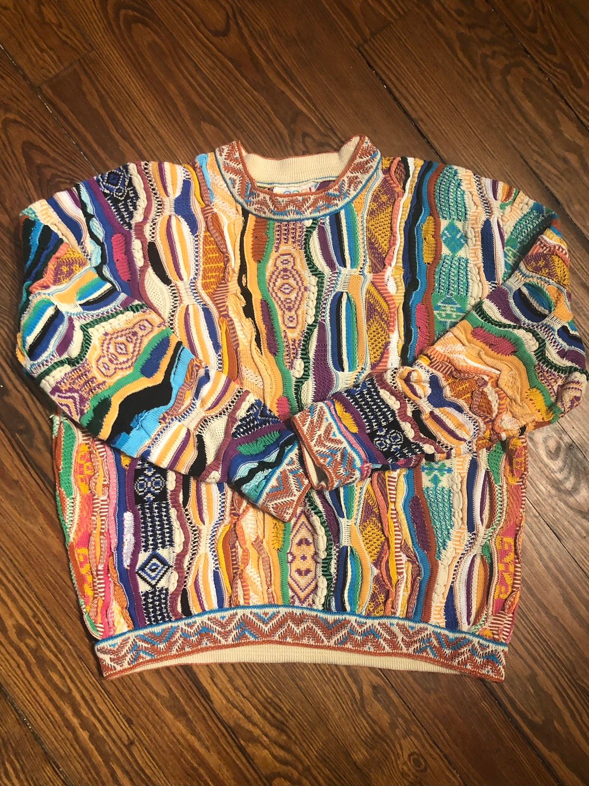 Pre-owned Coogi X Vintage Coogi Sweater In Multicolor