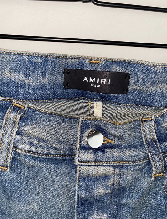 Amiri Amiri NYC Flagship Exclusive Bone Denim Jeans | Grailed