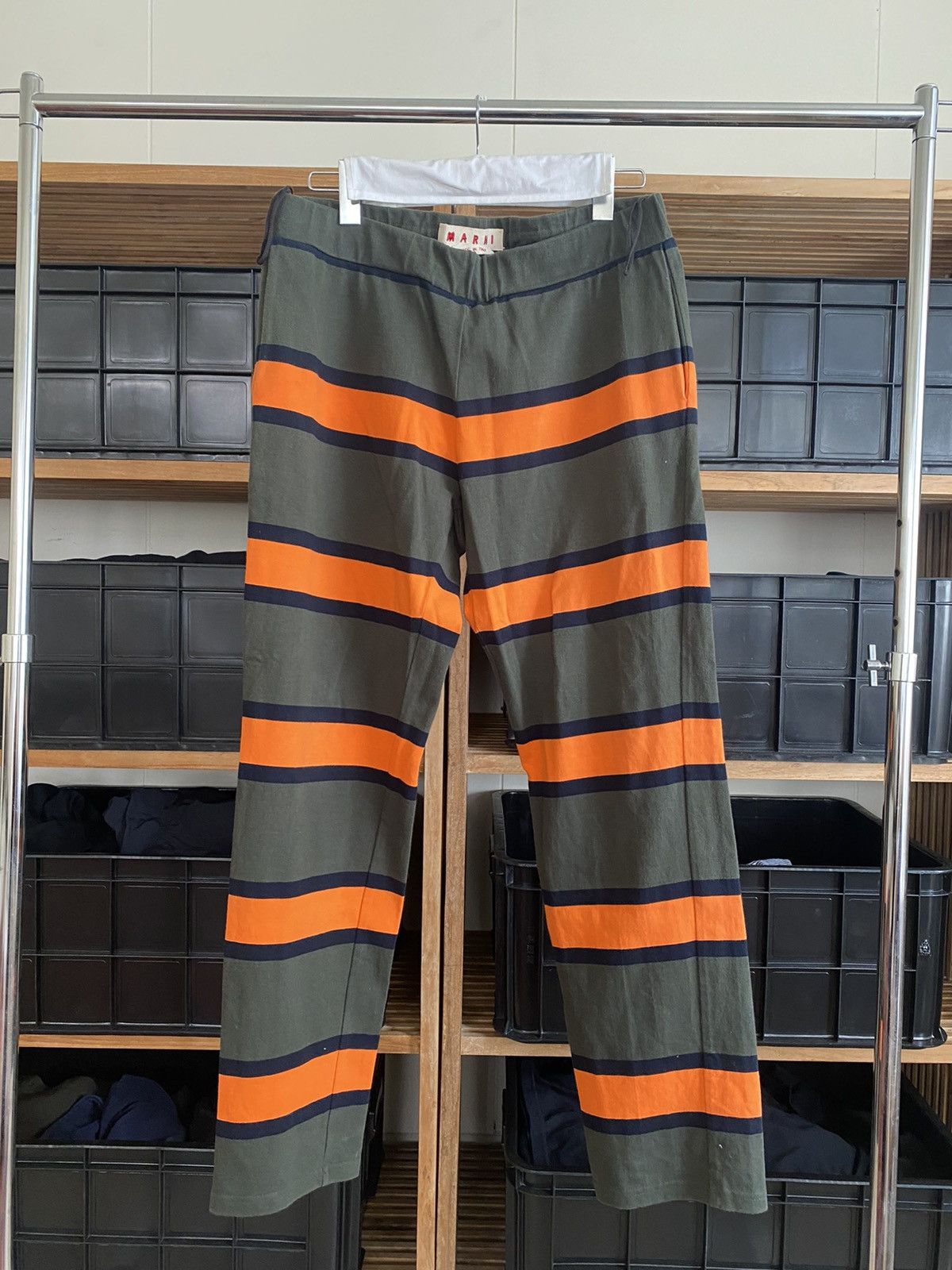 Marni stripe sweatpants Size US 34 / EU 50 - 1 Thumbnail