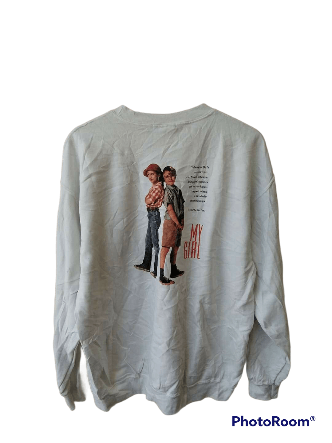Vintage Vtg My Girl Movie TV Show Pullover Swerashirts Size US L / EU 52-54 / 3 - 1 Thumbnail