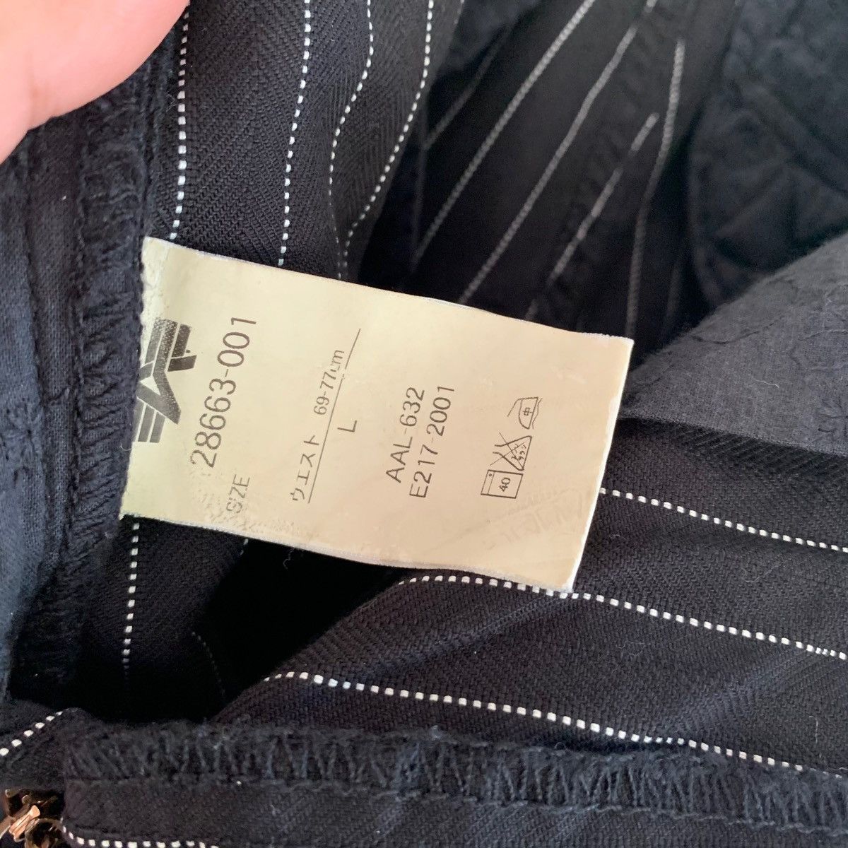 Alpha Industries Alpha Industries Hickory Striped Pant Size US 34 / EU 50 - 8 Thumbnail