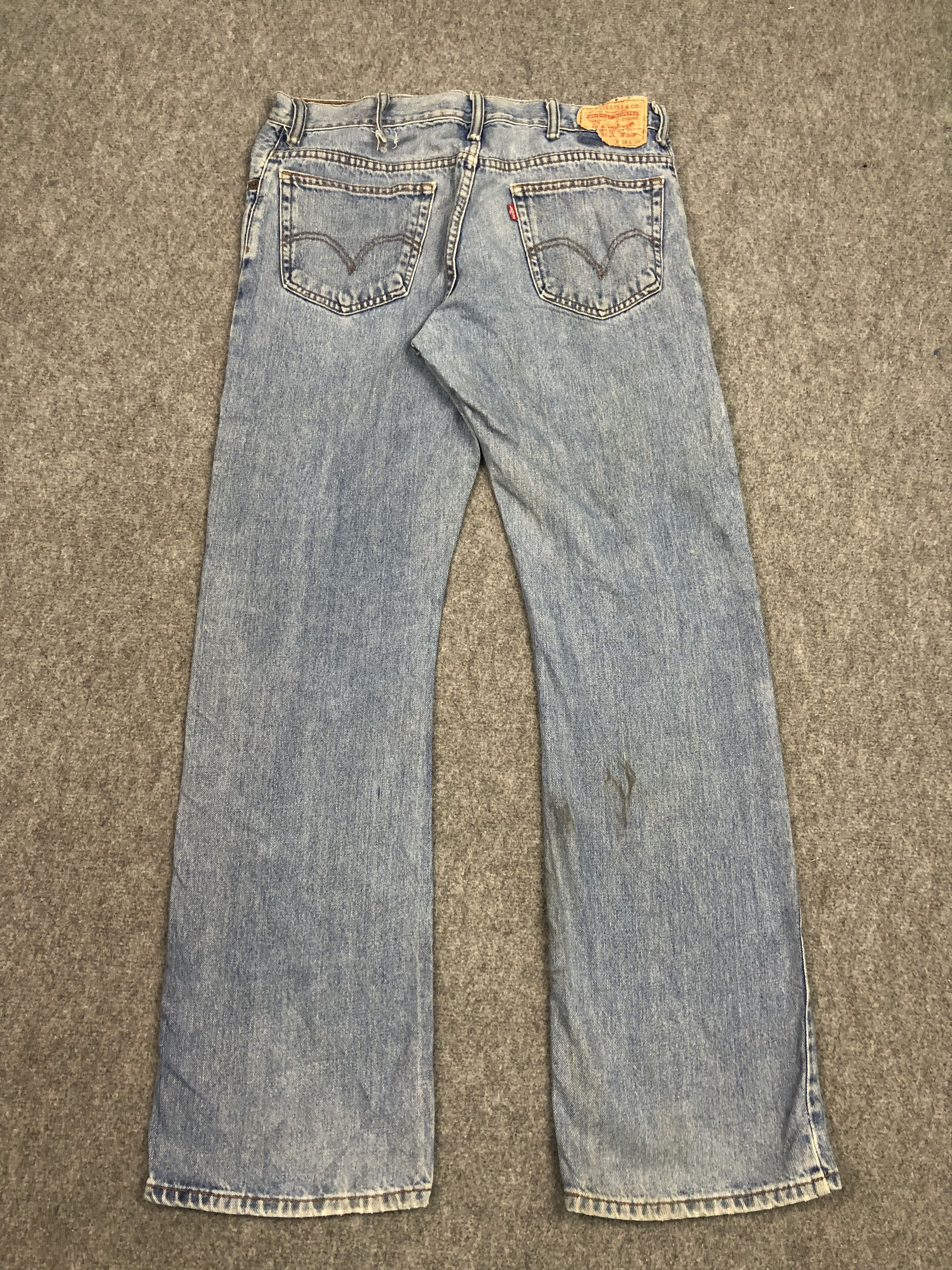 Levi's × Vintage Vintage Levis 517 Flared Bootcut Faded Blue Jeans DP0456 Size US 36 / EU 52 - 3 Thumbnail