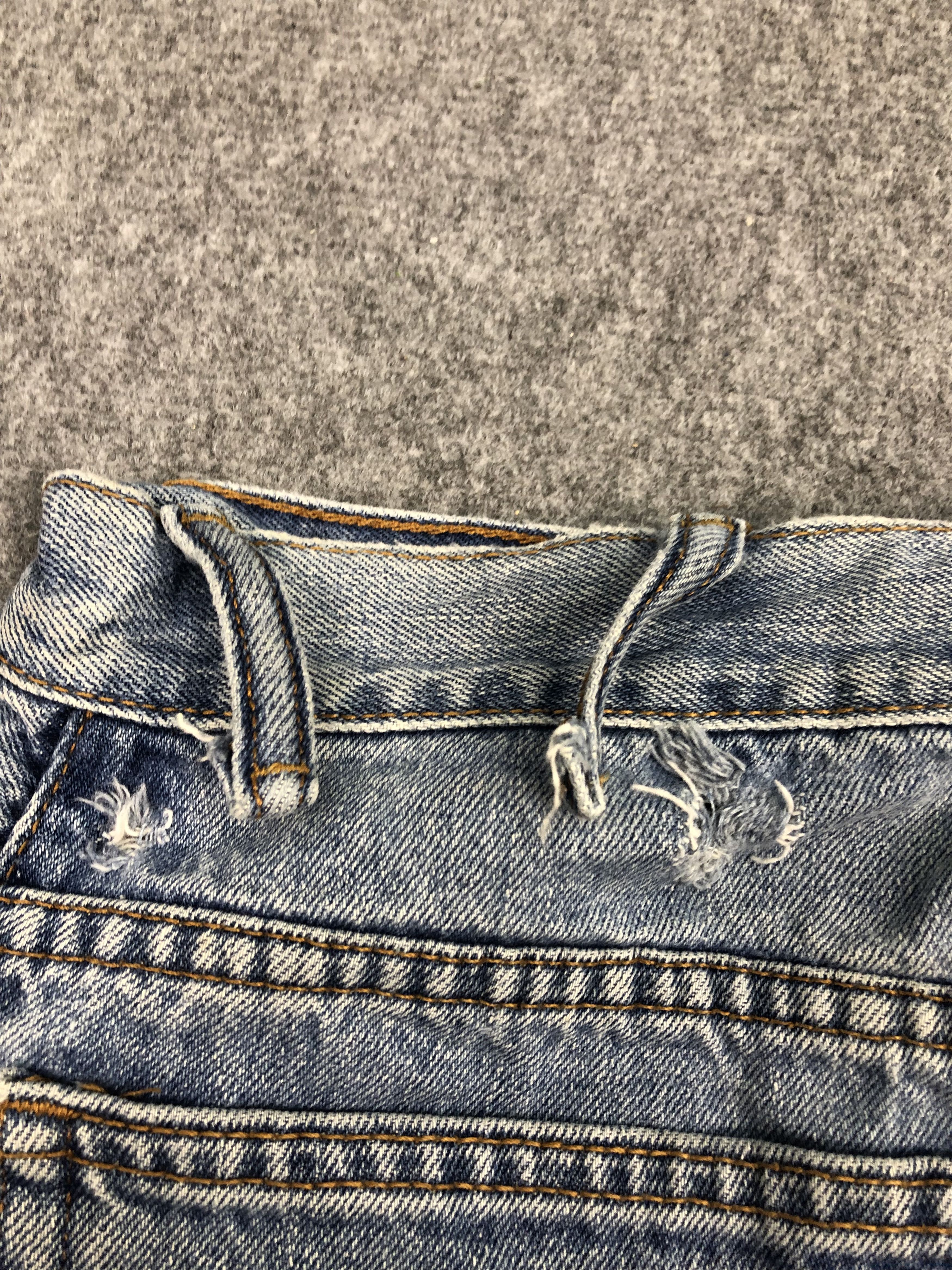 Levi's × Vintage Vintage Levis 517 Flared Bootcut Faded Blue Jeans DP0456 Size US 36 / EU 52 - 11 Thumbnail