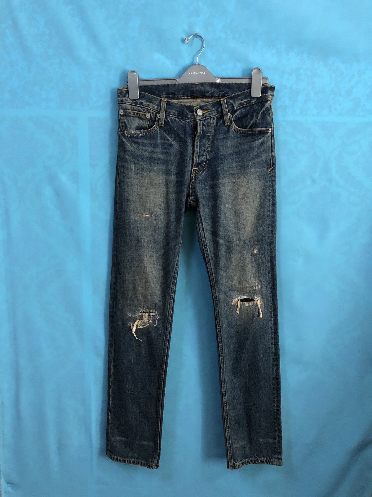 Japanese Brand 2000s stooge & co zig zag patch #668 Size US 29 - 1 Thumbnail
