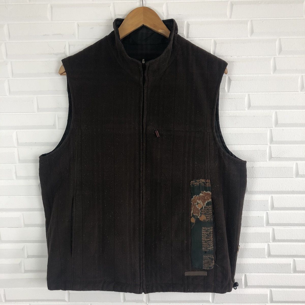 Burberry × Vintage BURBERRY REVERSIBLE TRACEY VEST Size US M / EU 48-50 / 2 - 2 Thumbnail