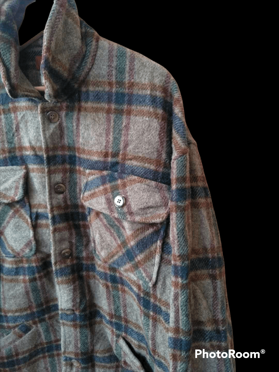 Vintage Vtg 90s Mitsumine Italian Fabric Wool Double Elbow PLAID Size US L / EU 52-54 / 3 - 3 Thumbnail