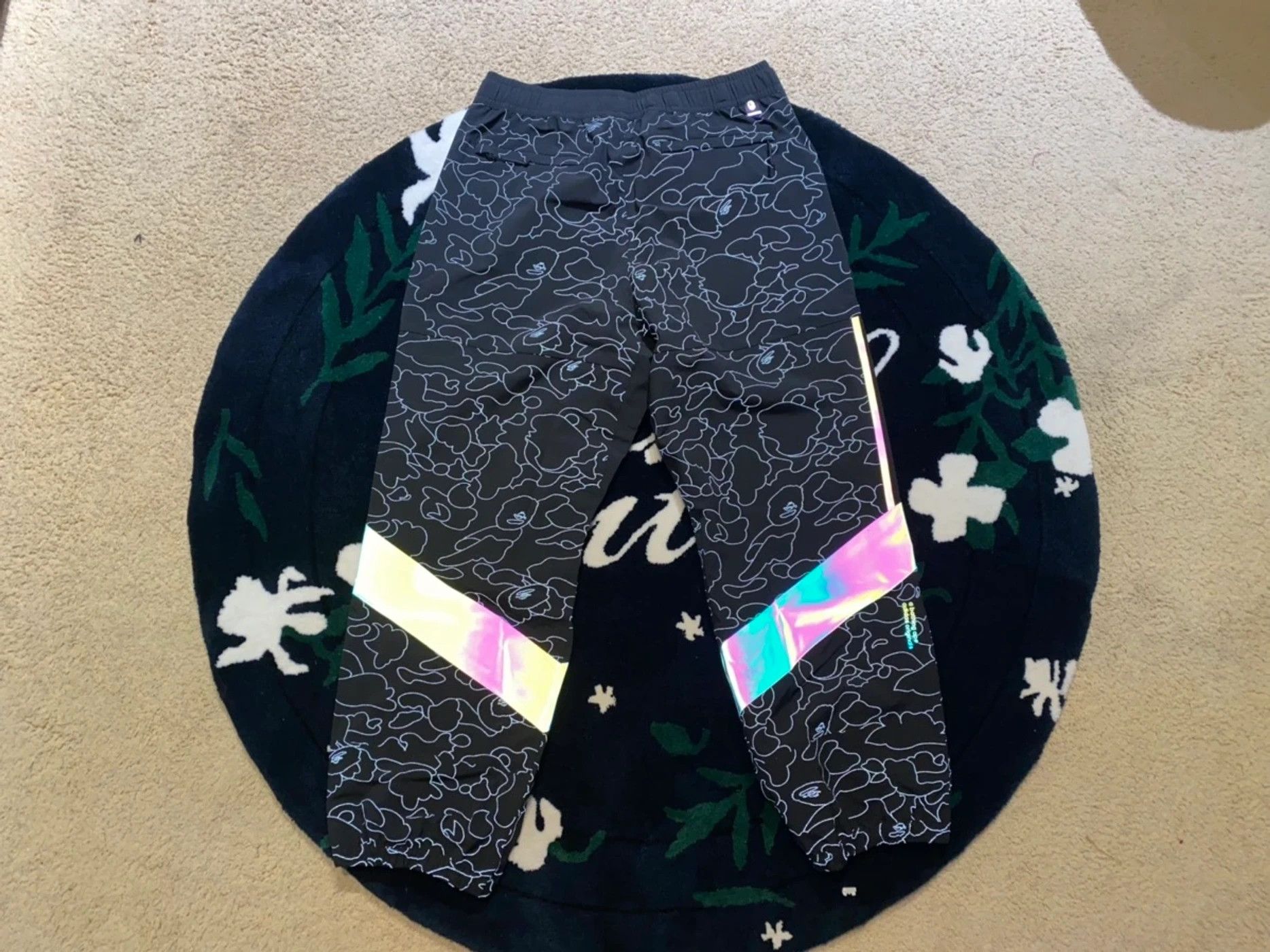 Adidas Bape Bape x Adidas Slopetrotter Pants Black Grailed